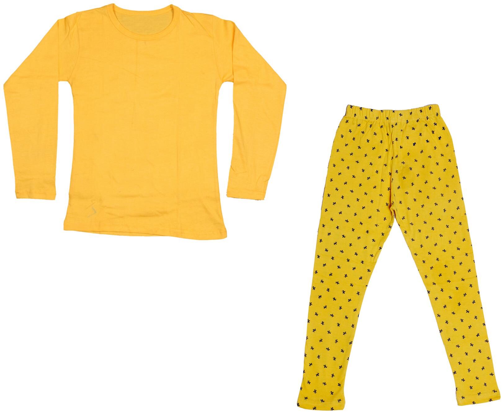 

Indiweaves Girl Cotton Solid T shirt - Multi