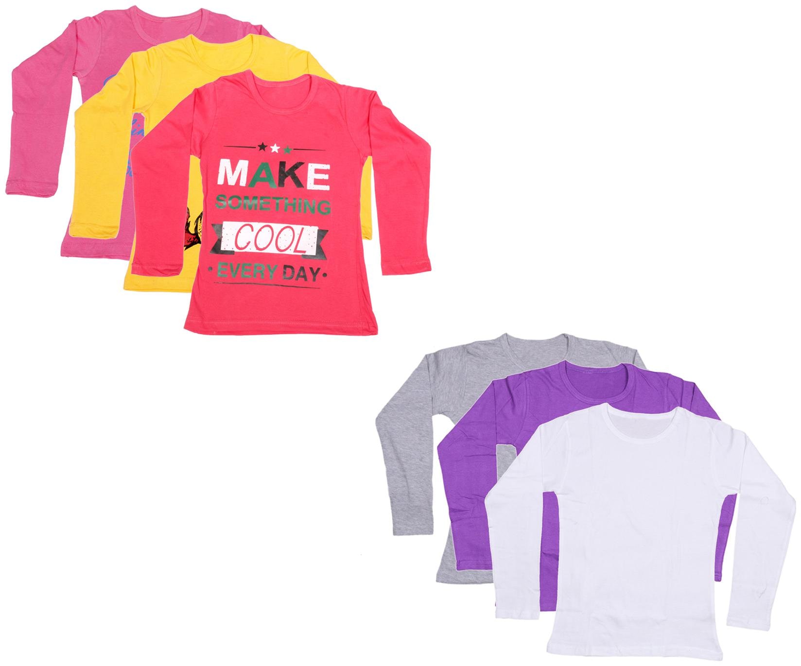 

Indiweaves Girl Cotton Printed T shirt - Multi