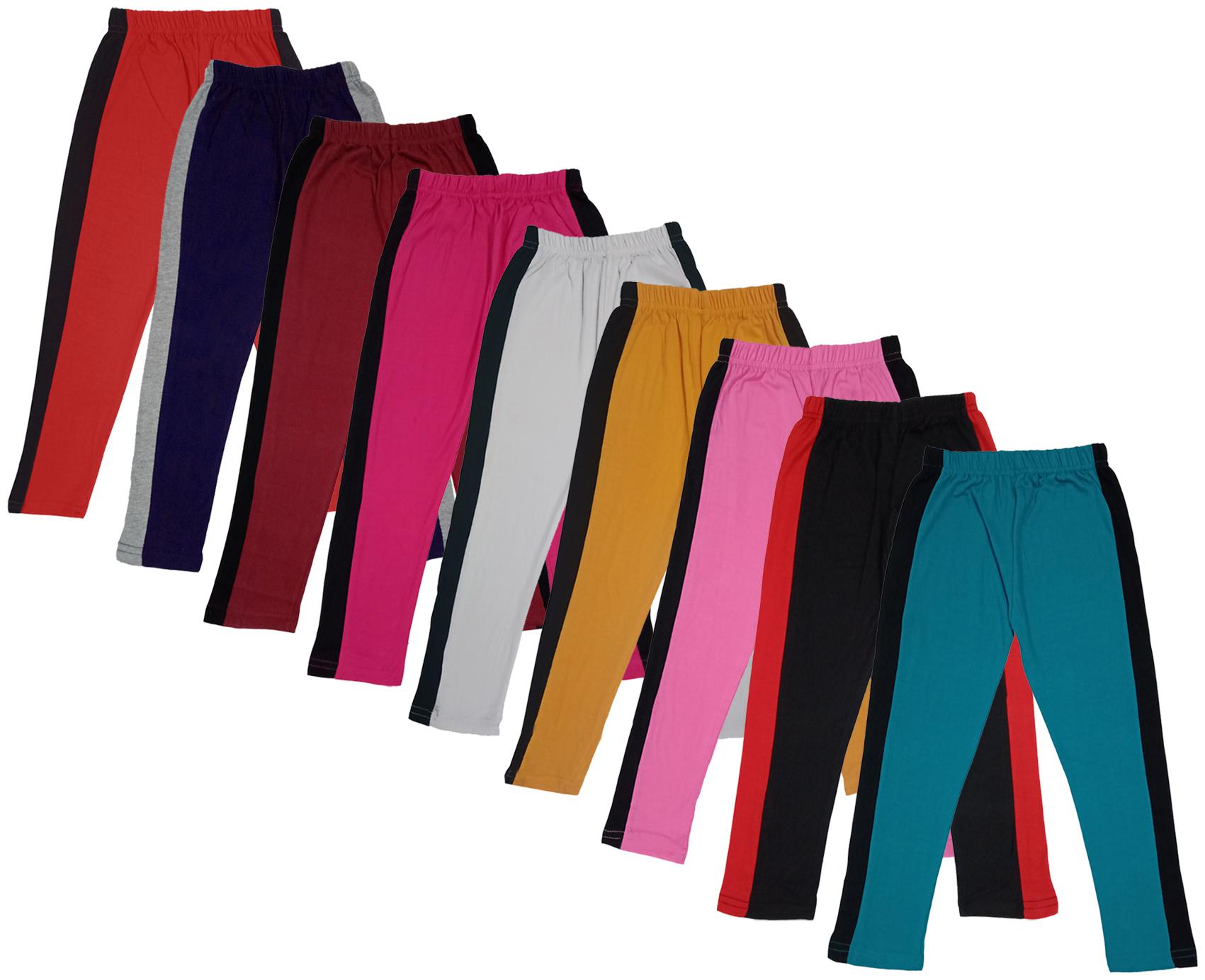 

Indiweaves Girl Cotton Solid Capri - Multi