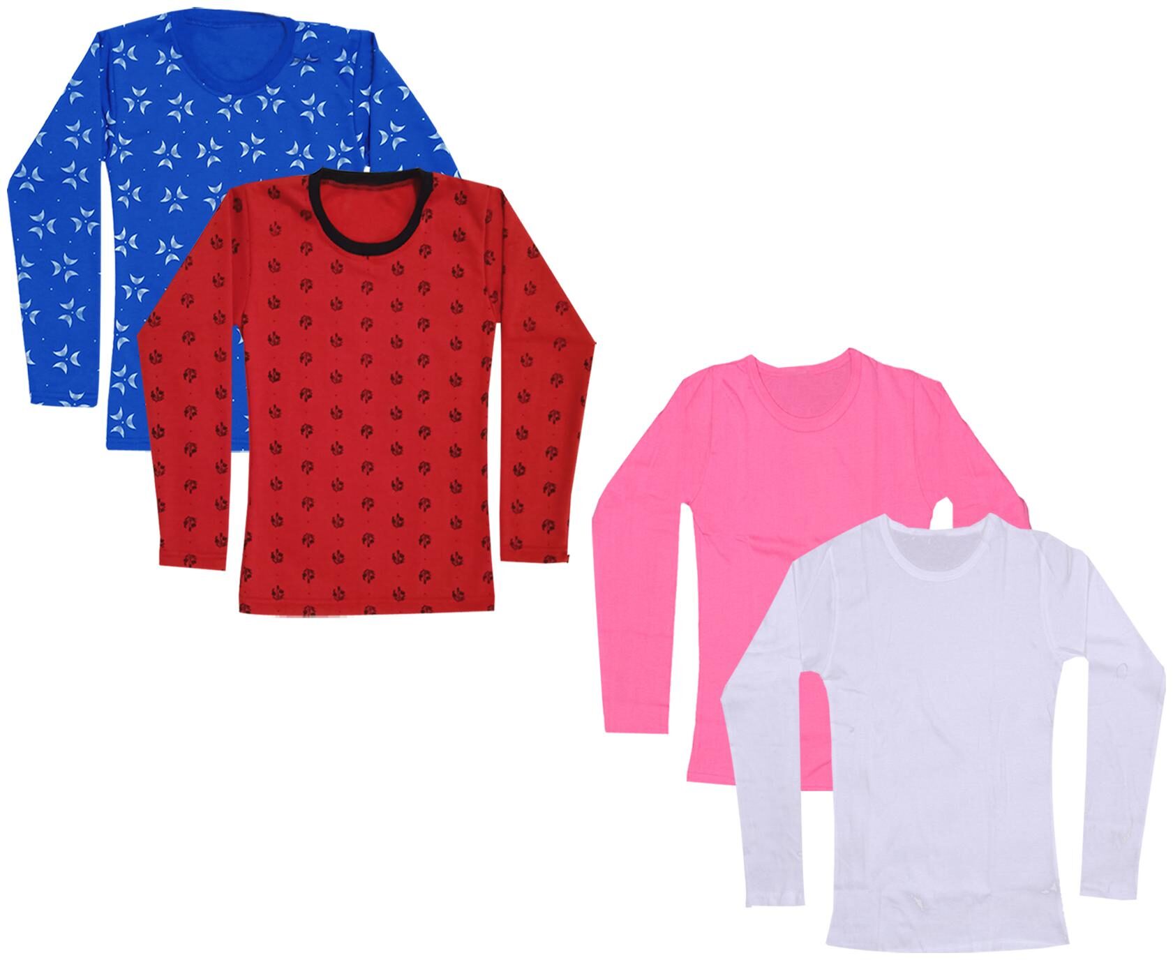 

Indiweaves Girl Cotton Printed T shirt - Multi
