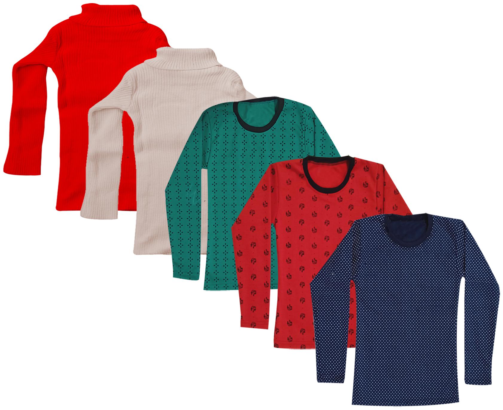 

Indiweaves Girl Wool Printed T shirt - Multi