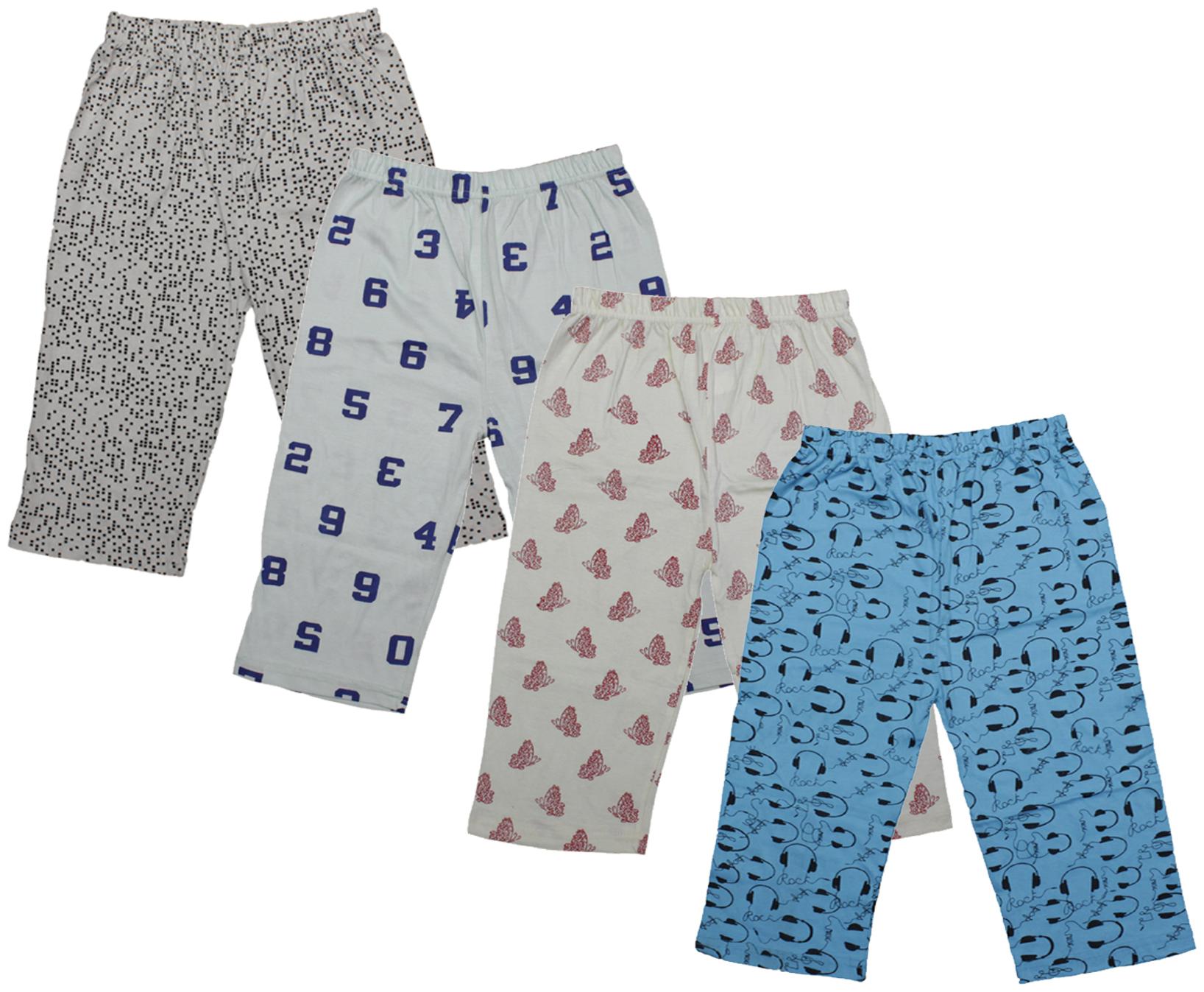 

Indiweaves Girl Cotton Printed Capri - Multi