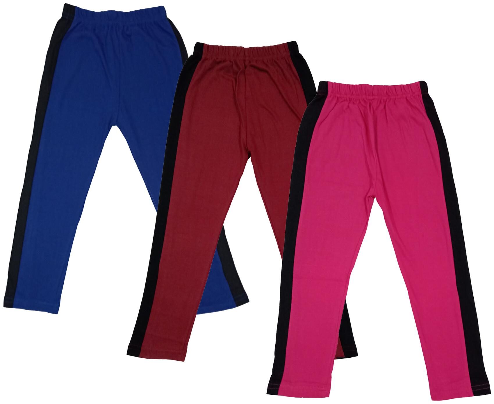 

Indiweaves Girl Cotton Solid Capri - Multi