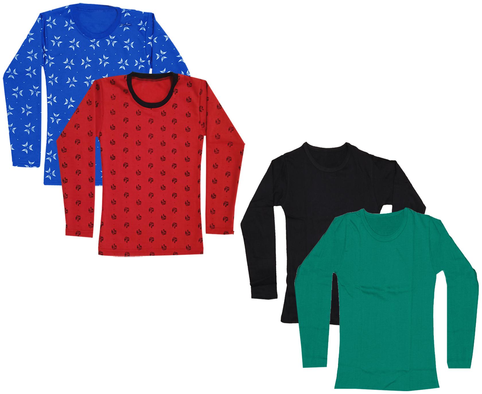 

Indiweaves Girl Cotton Printed T shirt - Multi