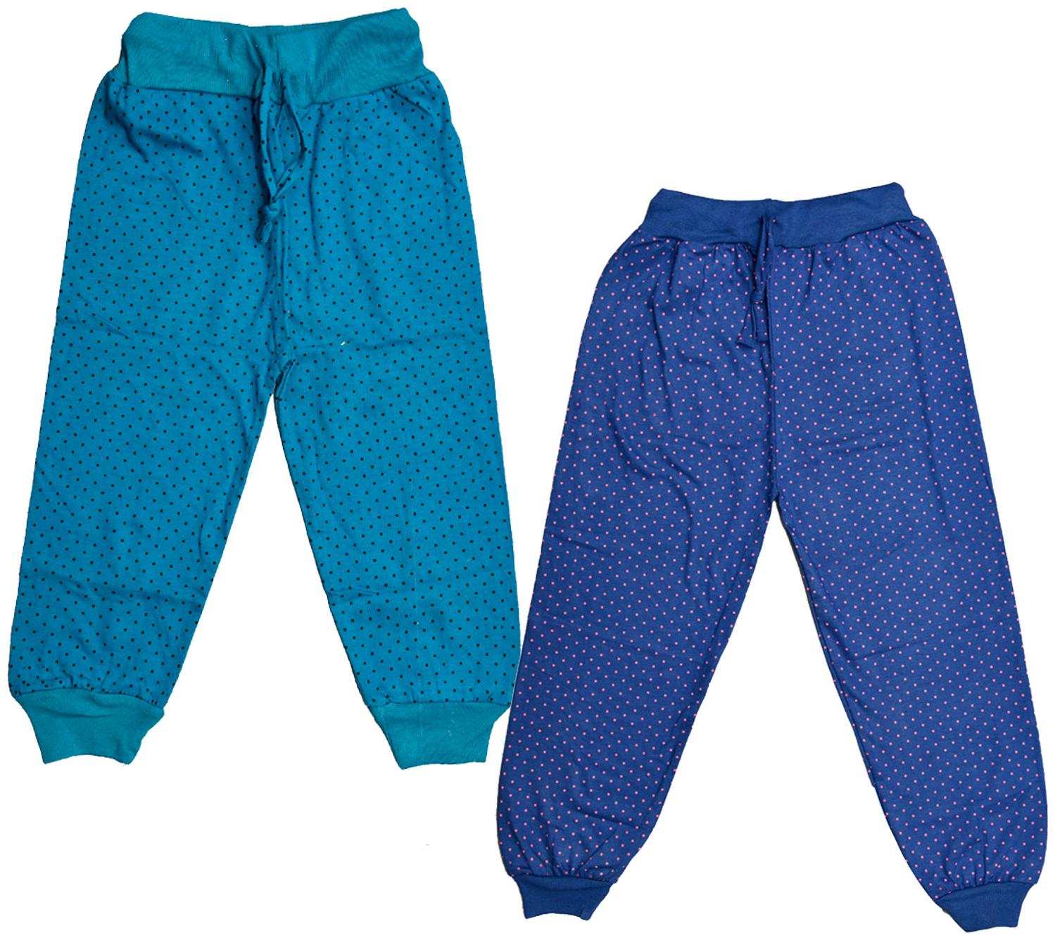 

Indiweaves Girl Cotton Printed Capri - Blue