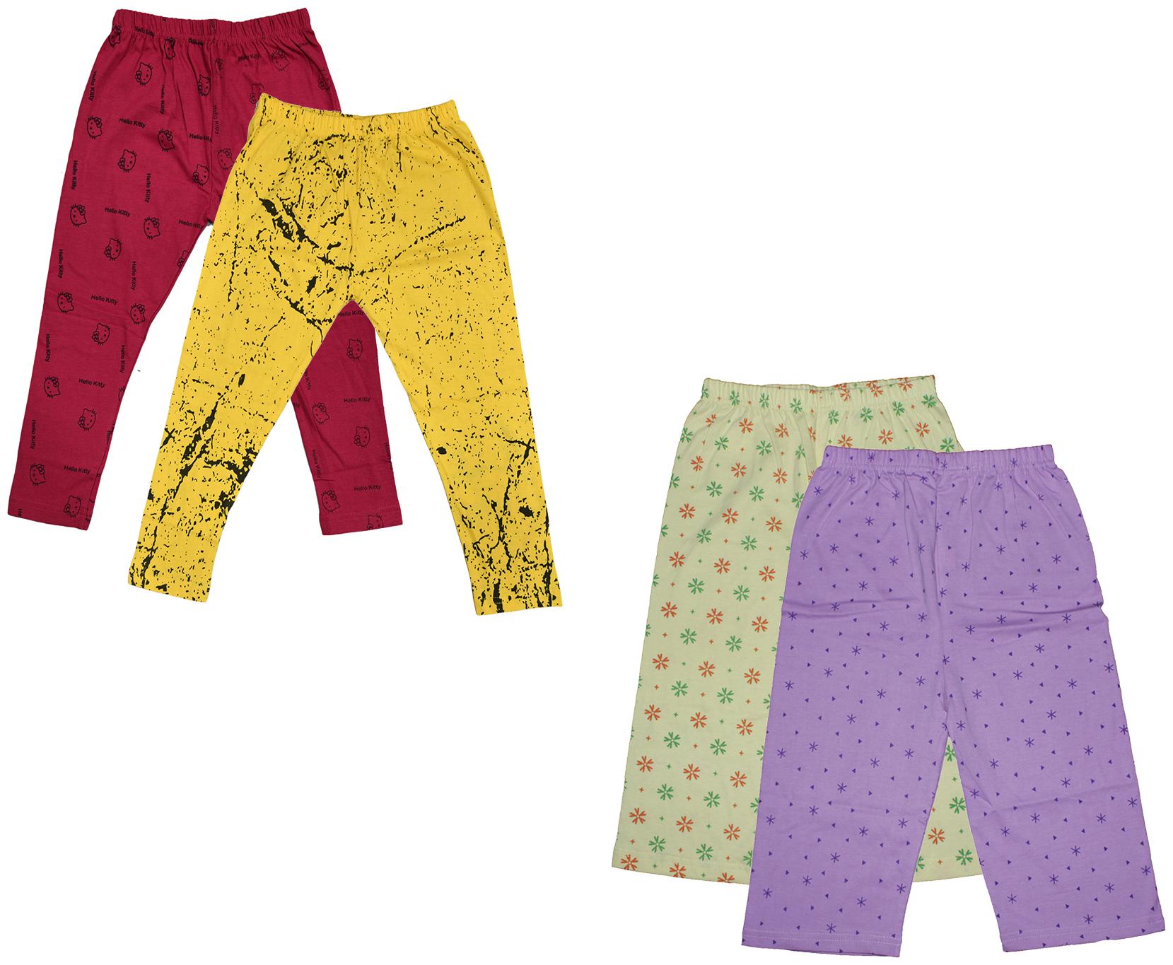 

Indiweaves Girl Cotton Printed Capri - Multi