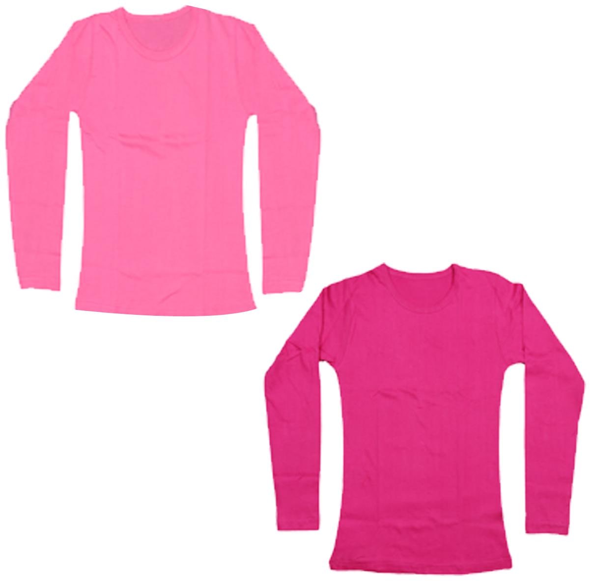 

Indiweaves Girl Cotton Solid T shirt - Pink