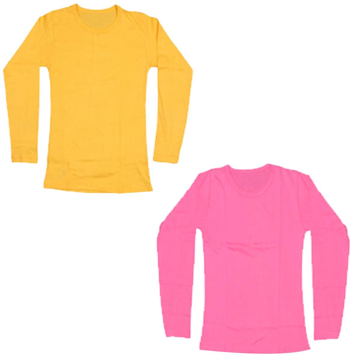 

Indiweaves Girl Cotton Solid T shirt - Pink