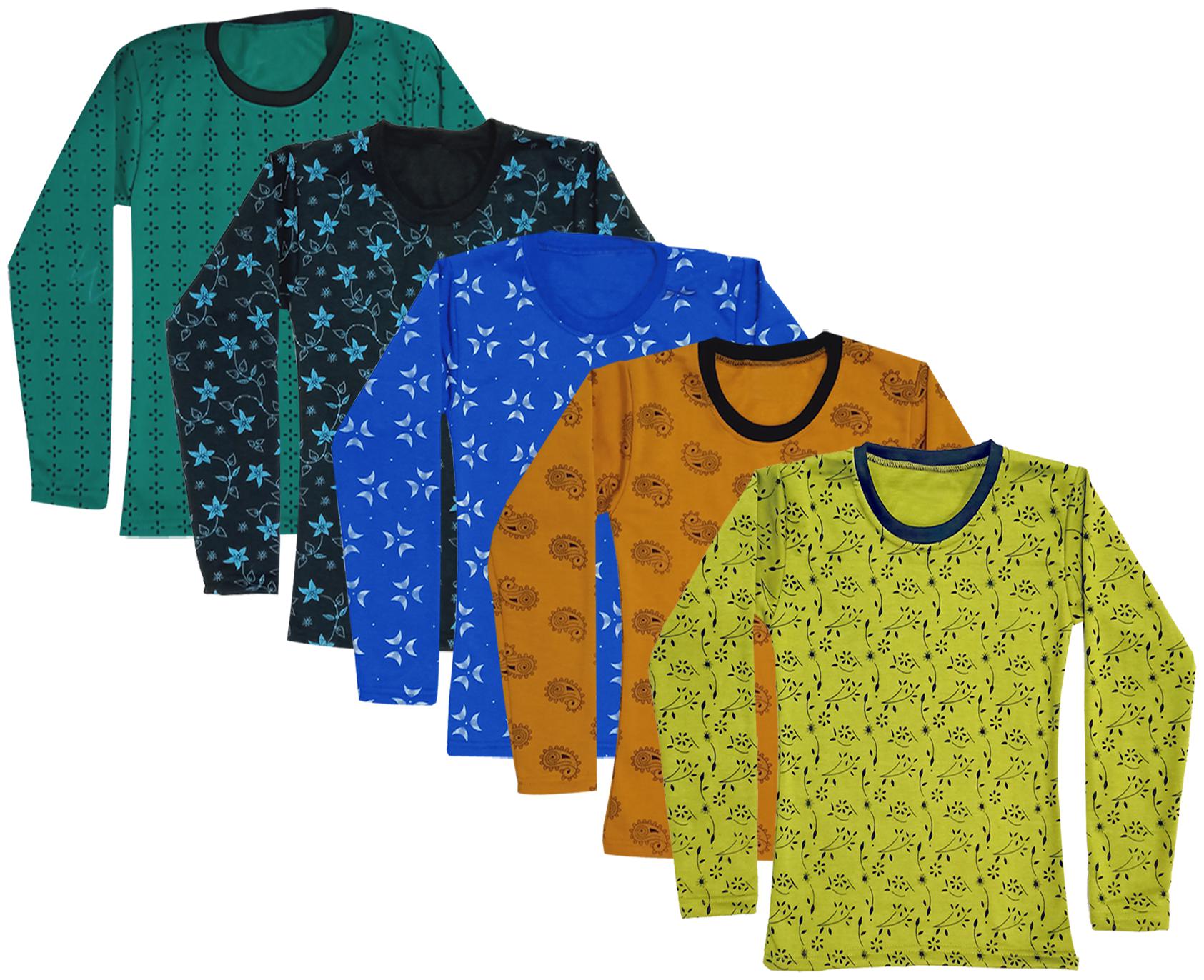 

Indiweaves Girl Wool Printed T shirt - Multi
