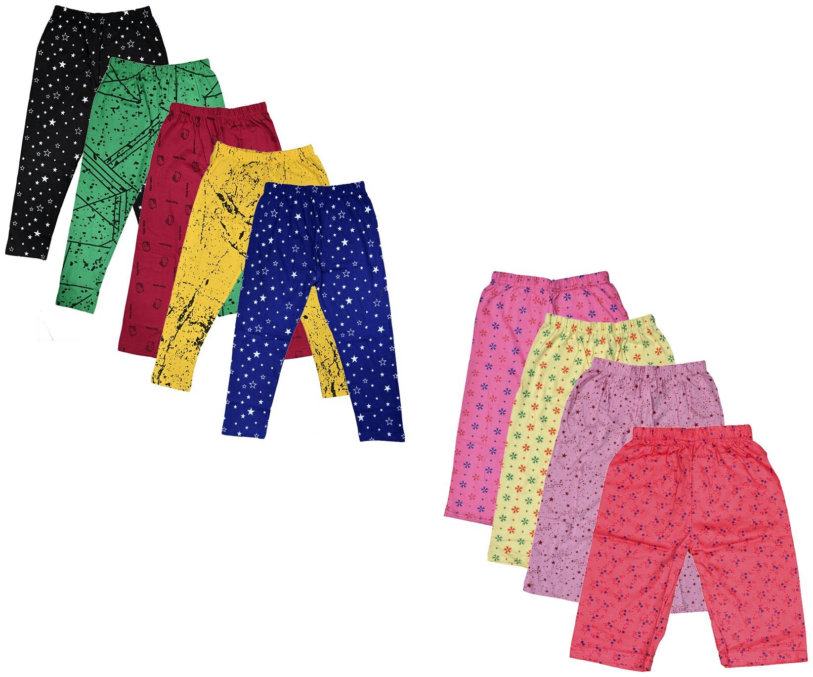 

Indiweaves Girl Cotton Printed Capri - Multi