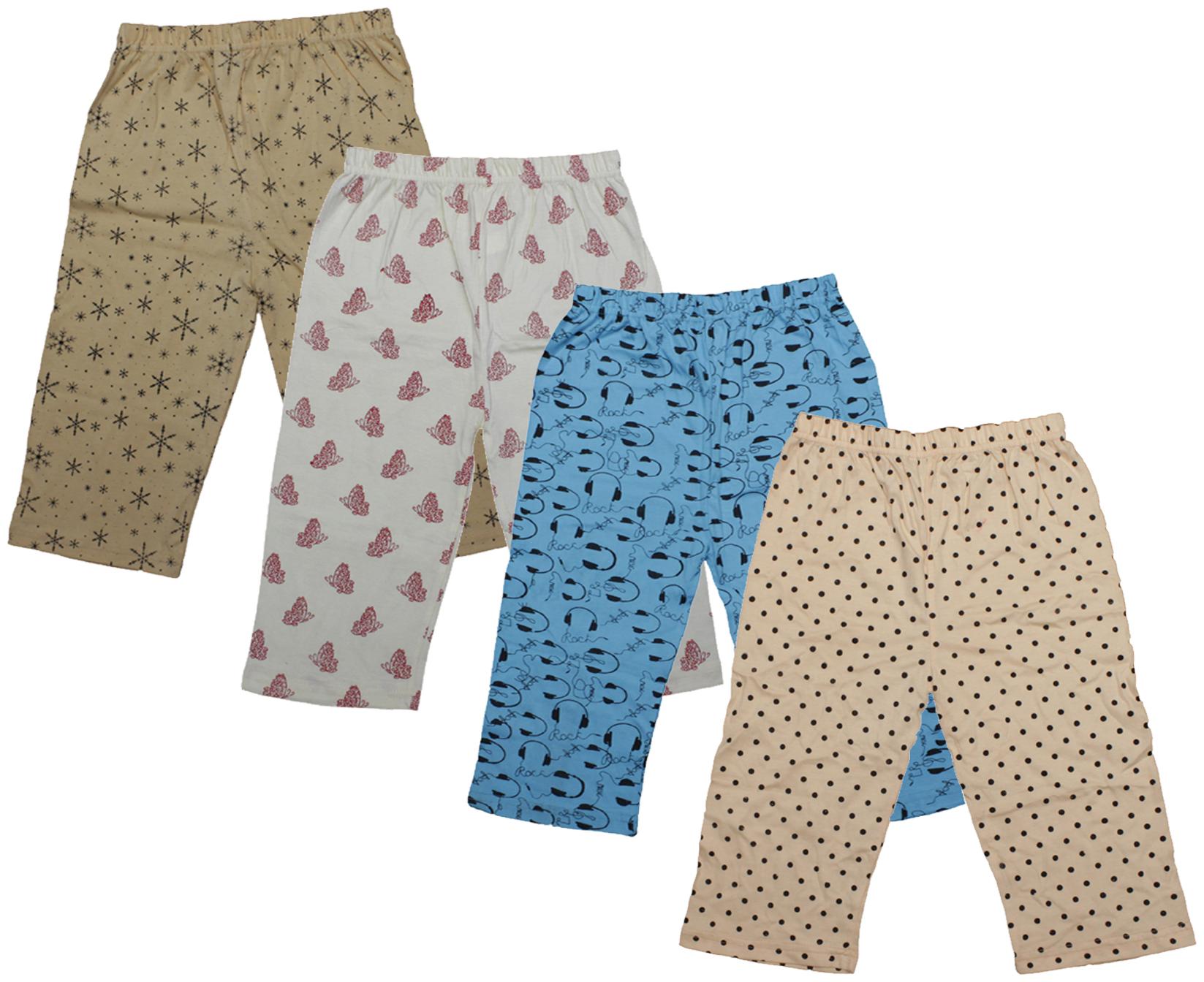 

Indiweaves Girl Cotton Printed Capri - Multi