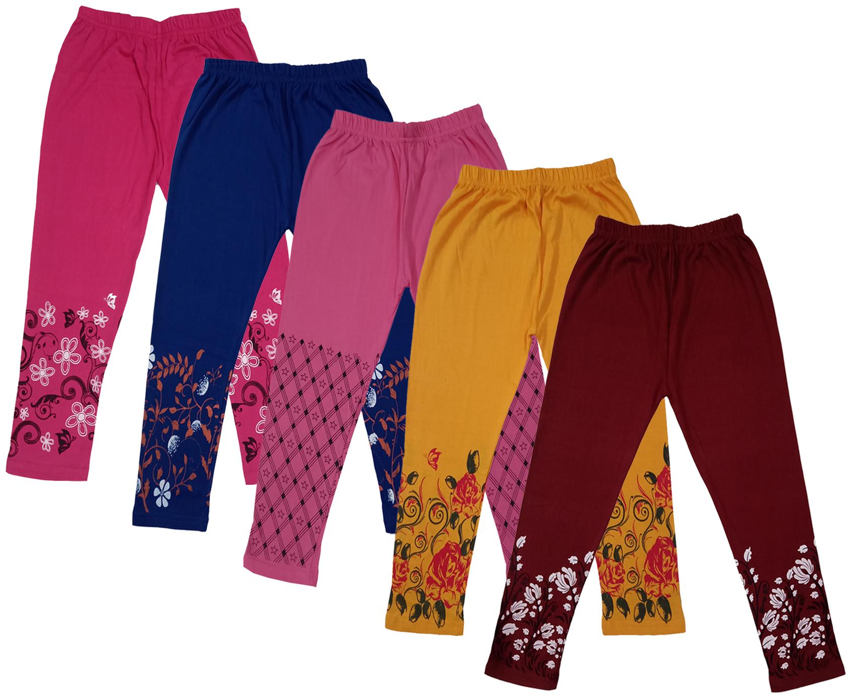 

Indiweaves Girl Cotton Printed Capri - Multi