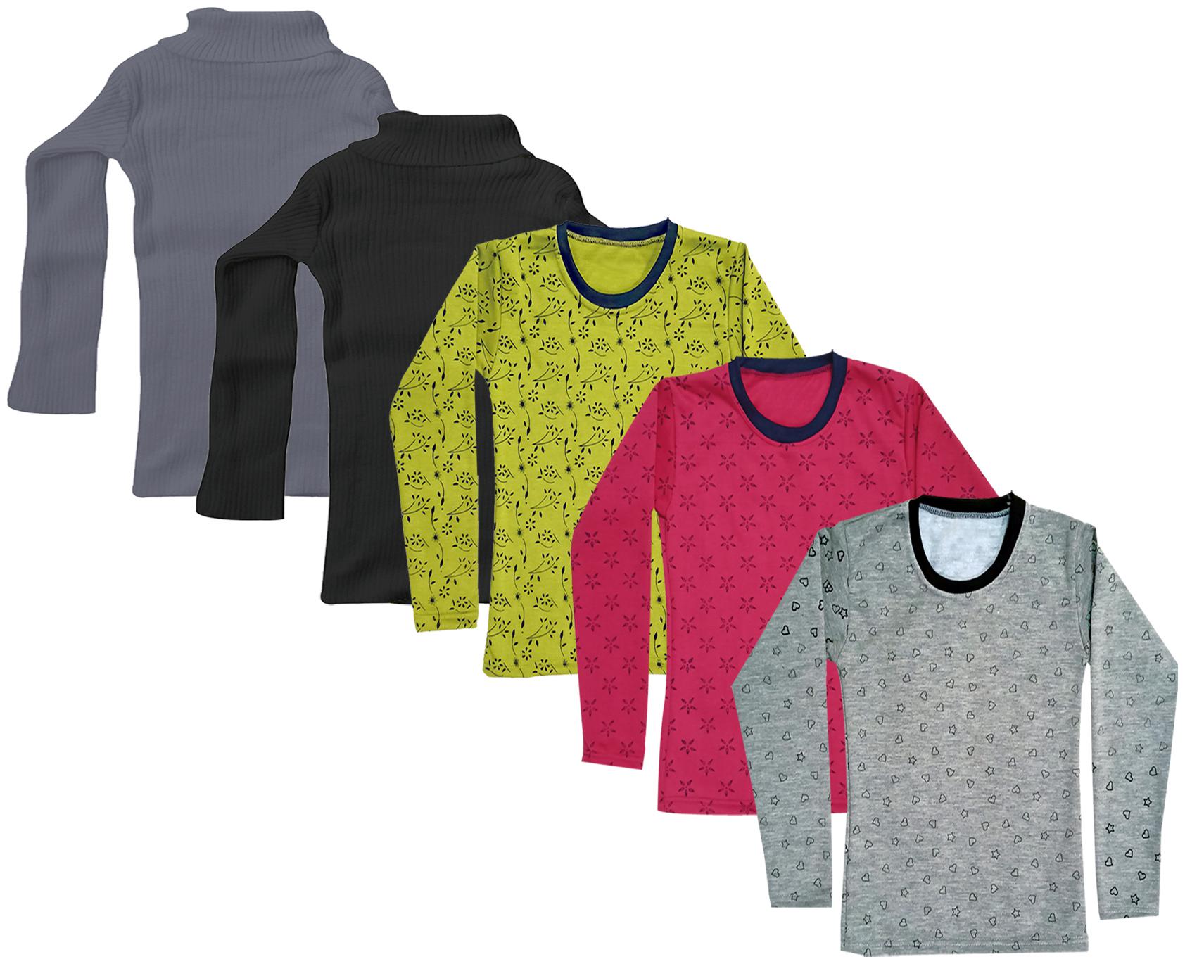 

Indiweaves Girl Wool Printed T shirt - Multi