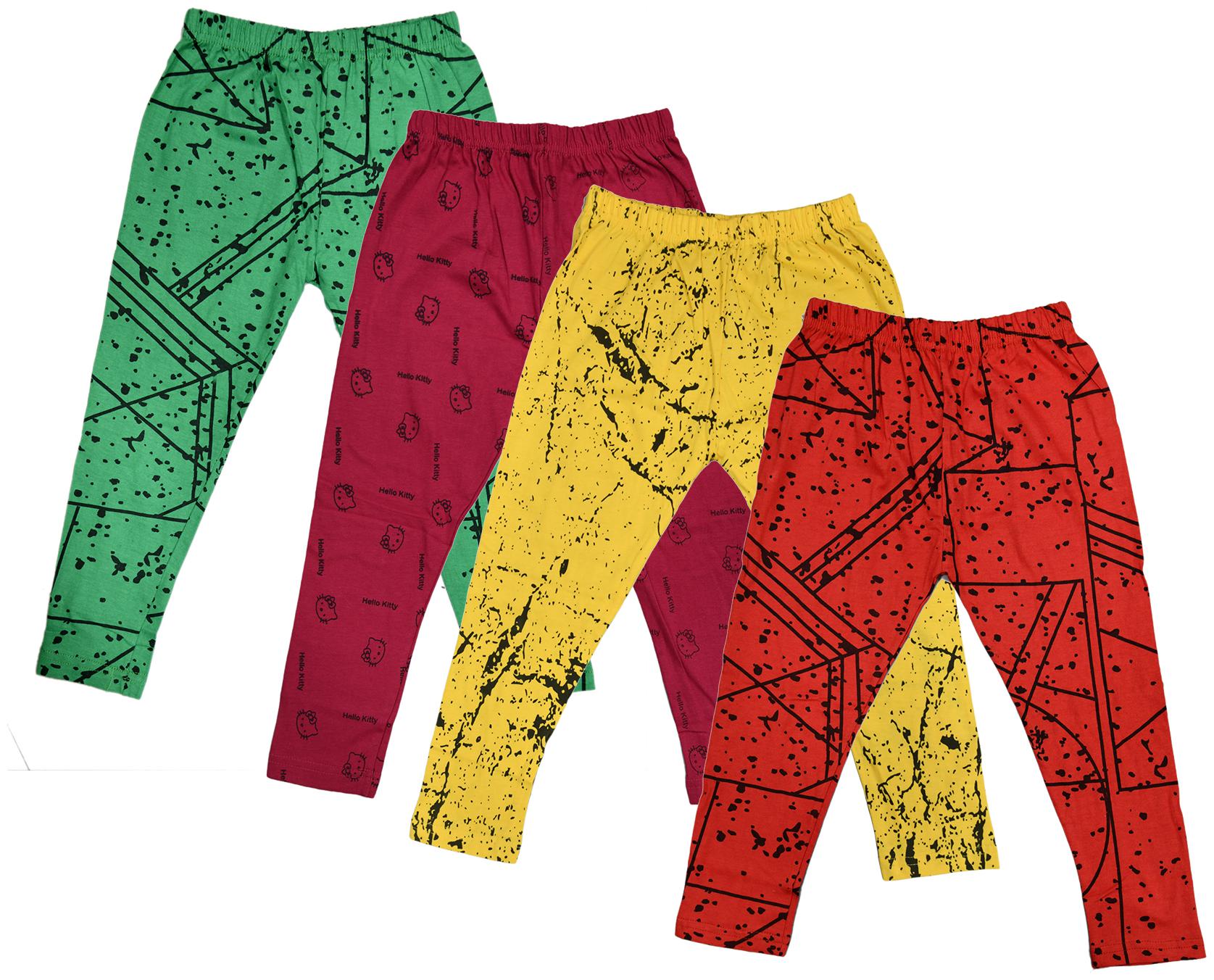 

Indiweaves Girl Cotton Printed Capri - Multi