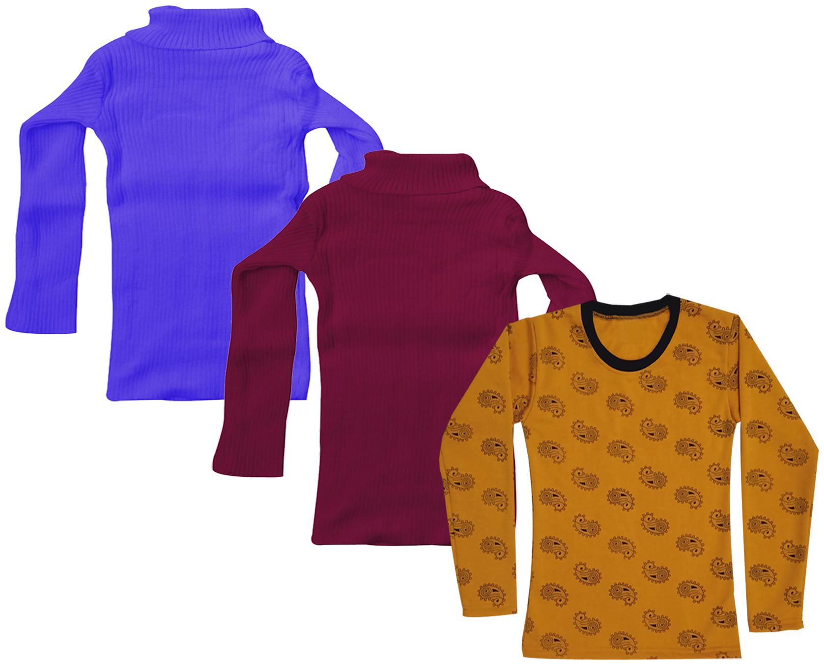 

Indiweaves Girl Wool Printed T shirt - Multi