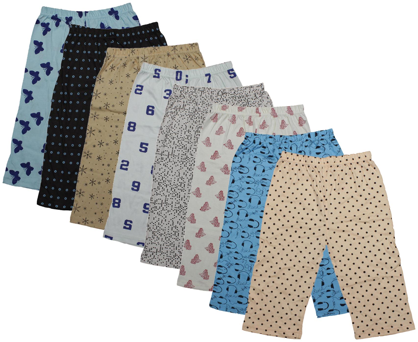 

Indiweaves Girl Cotton Printed Capri - Multi