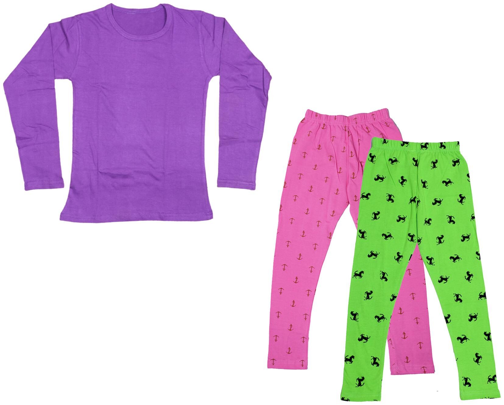 

Indiweaves Girl Cotton Solid T shirt - Multi