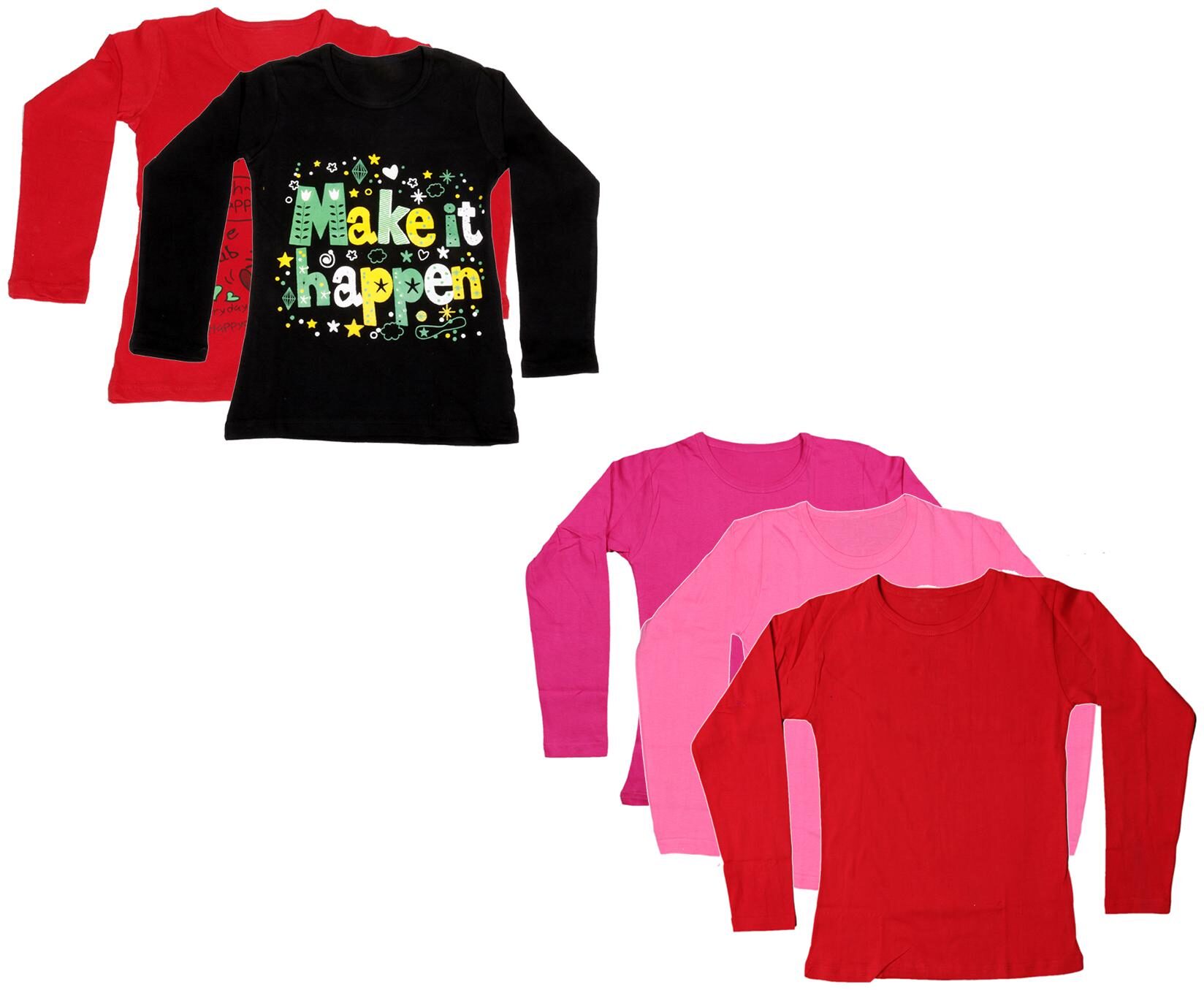 

Indiweaves Girl Cotton Printed T shirt - Multi