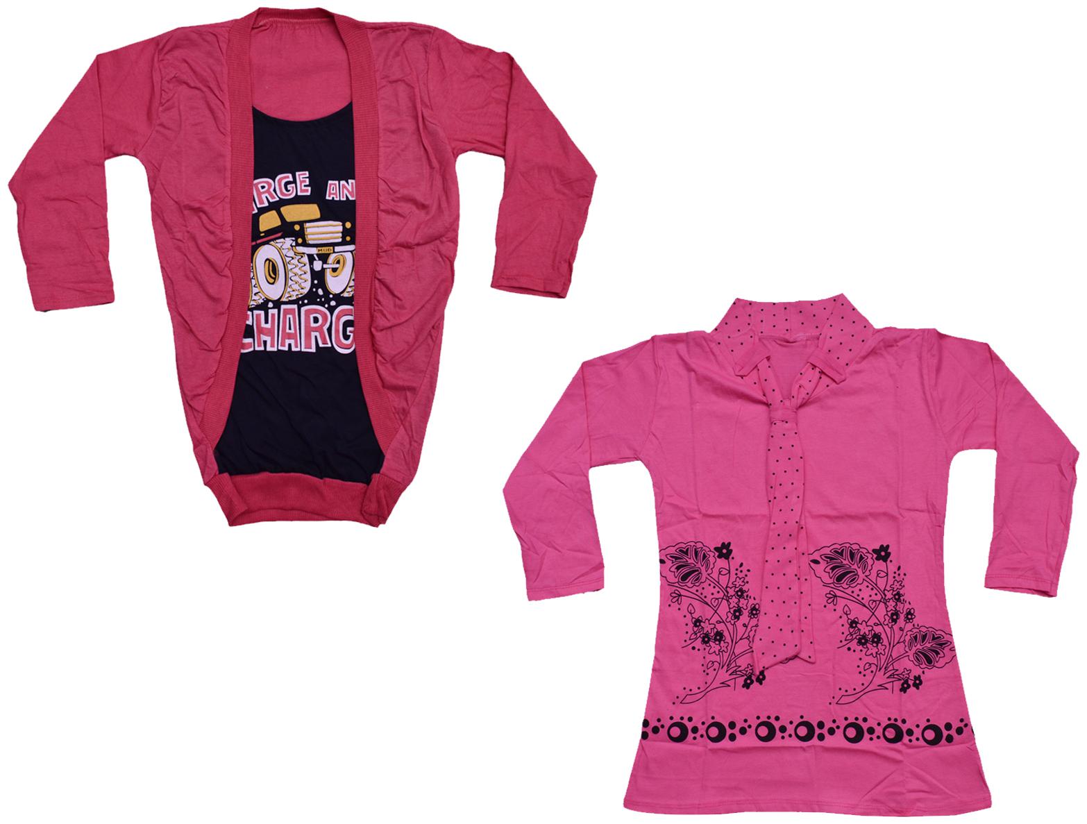 

Indiweaves Girl Cotton Printed Top - Multi