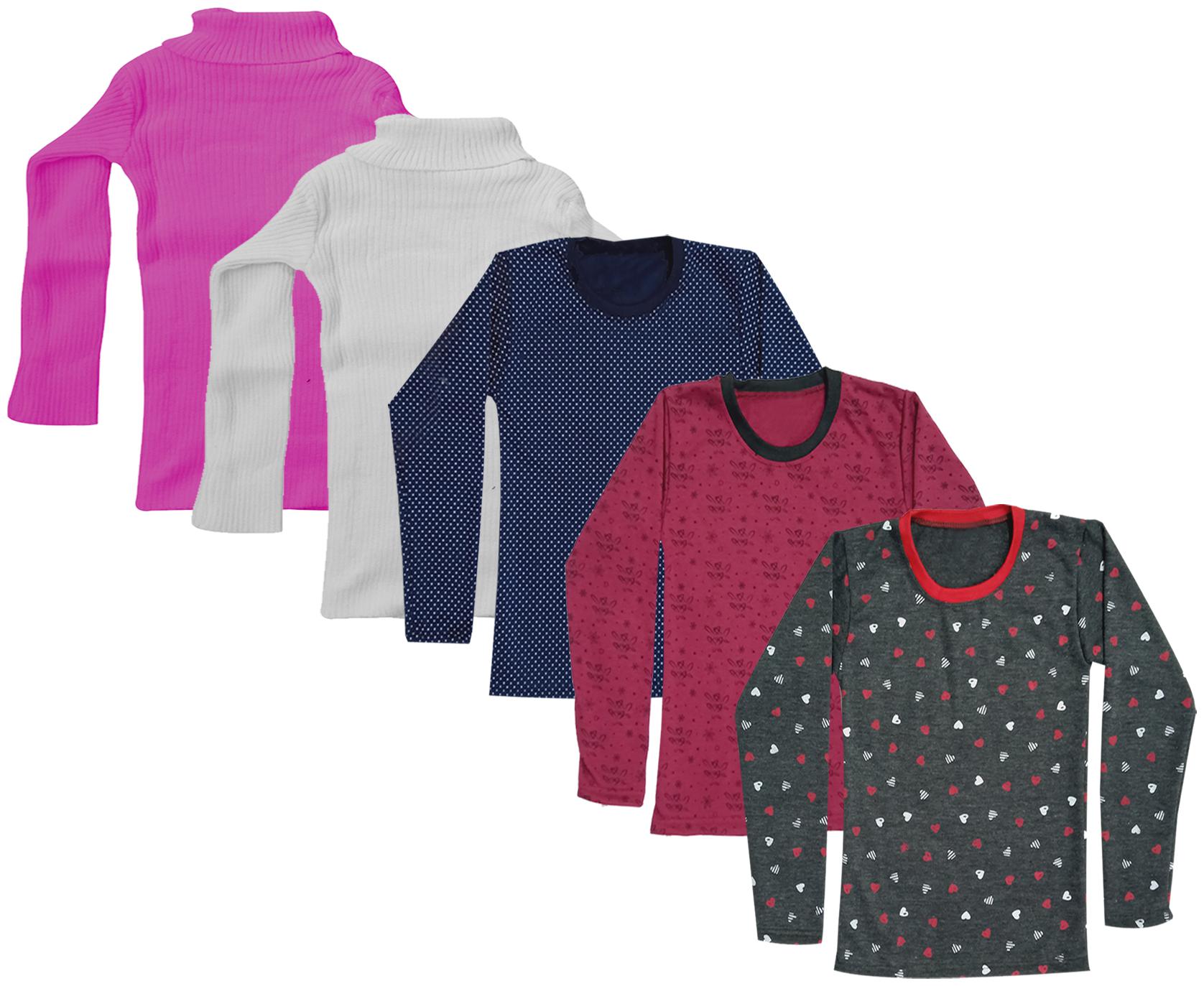 

Indiweaves Girl Wool Printed T shirt - Multi