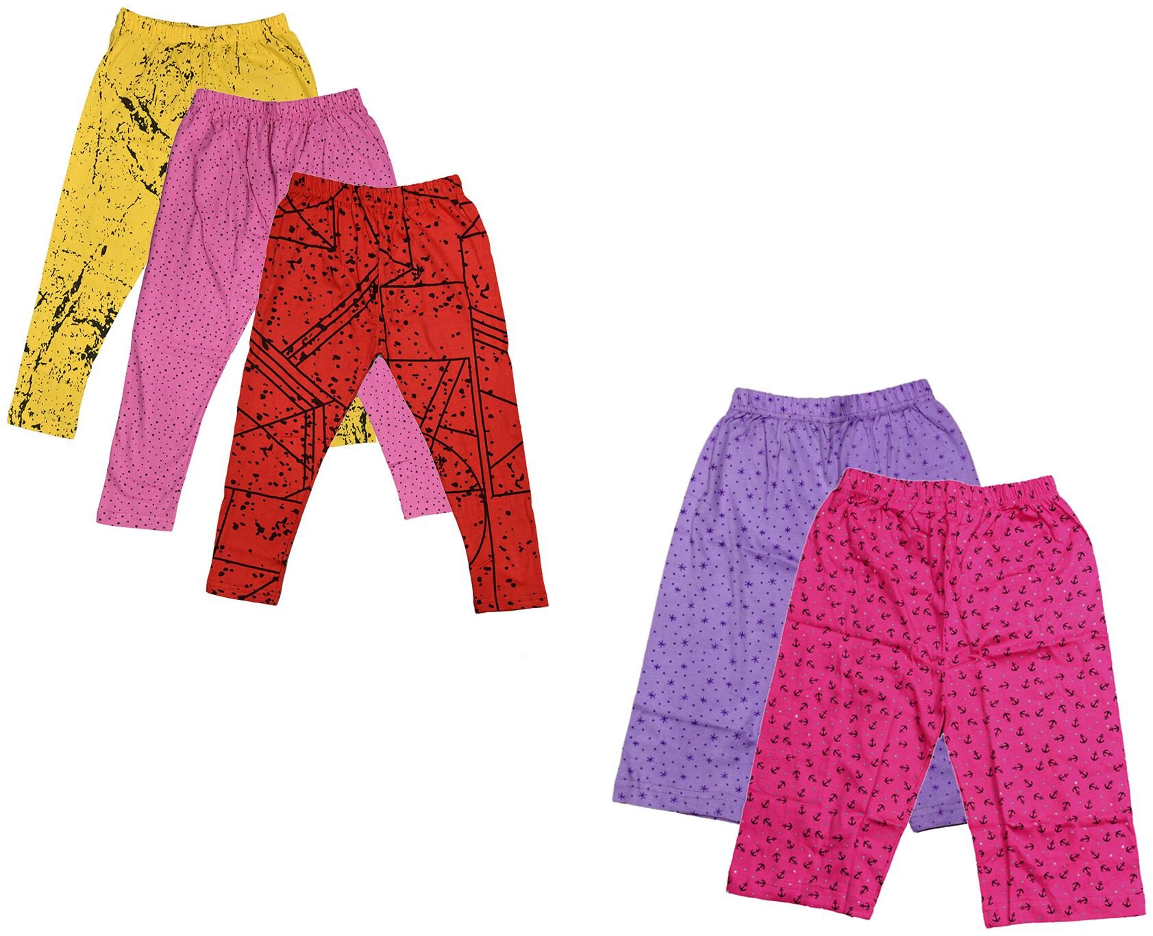 

Indiweaves Girl Cotton Printed Capri - Multi