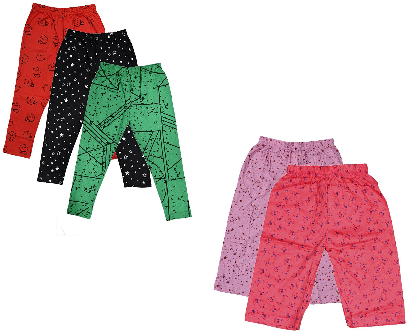 

Indiweaves Girl Cotton Printed Capri - Multi