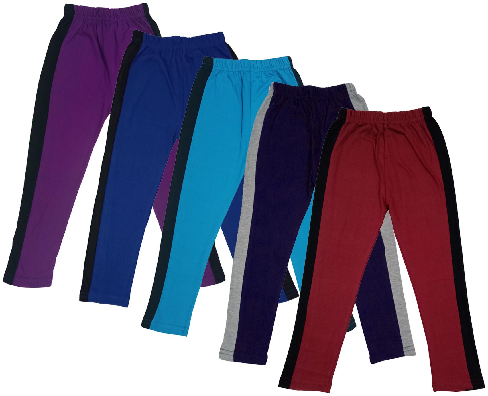 

Indiweaves Girl Cotton Solid Capri - Multi