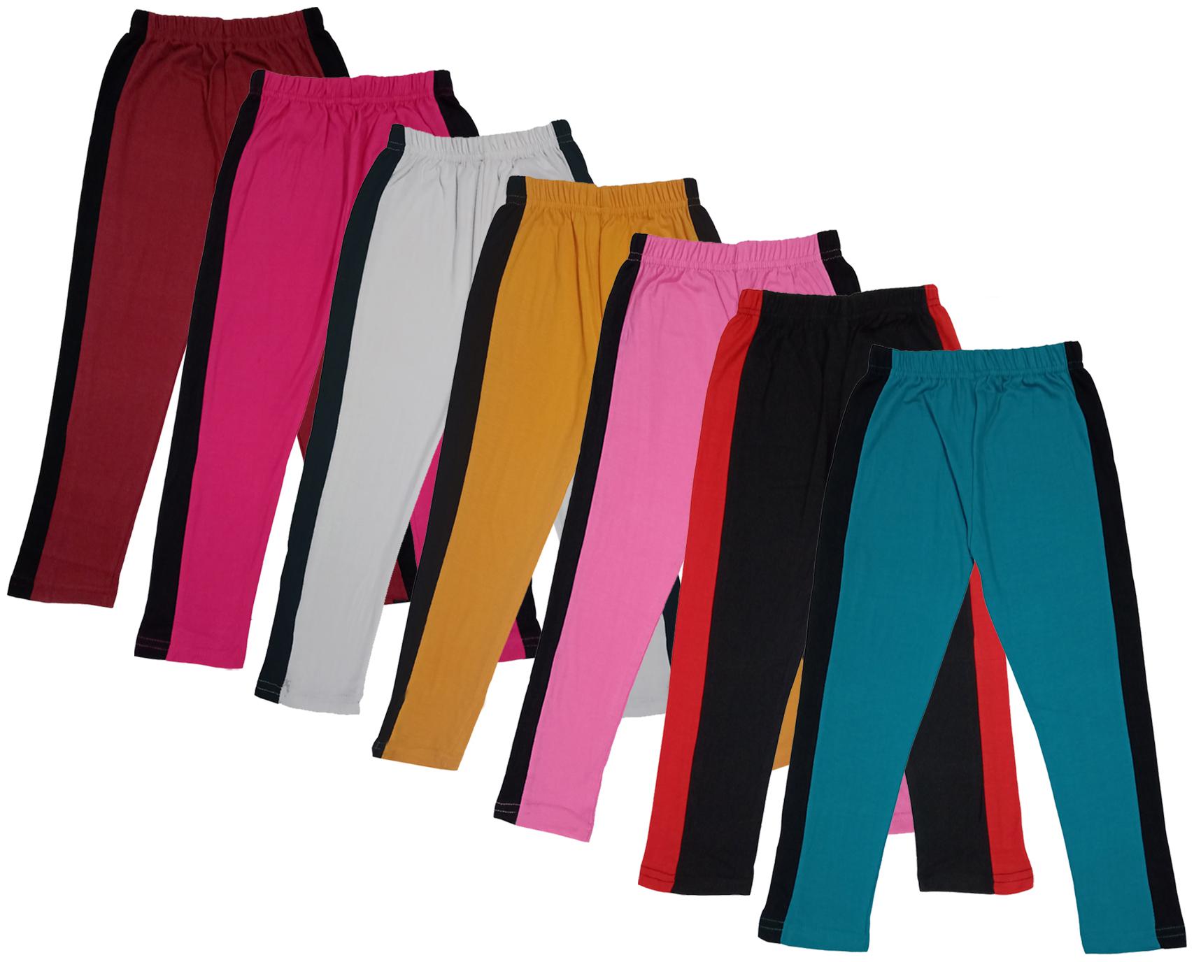 

Indiweaves Girl Cotton Solid Capri - Multi