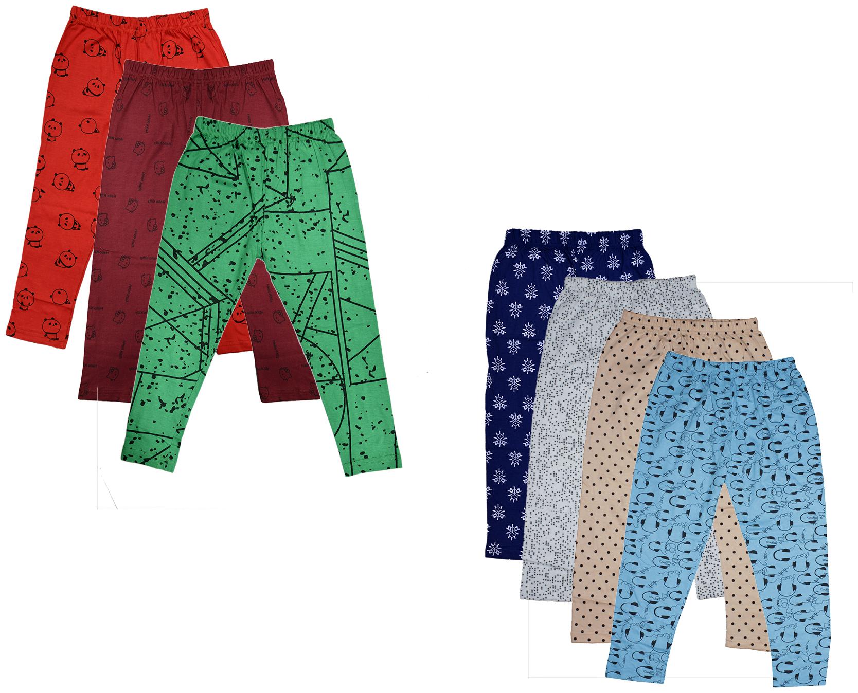 

Indiweaves Girl Cotton Printed Capri - Multi