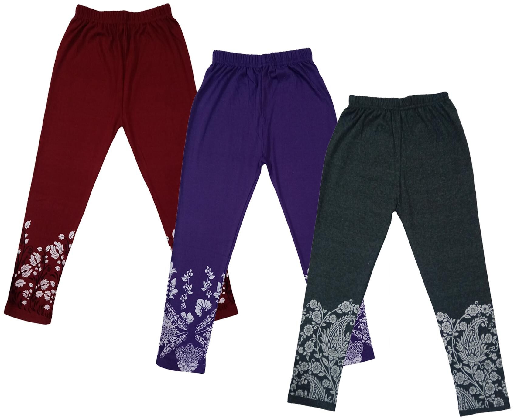 

Indiweaves Girl Cotton Printed Capri - Multi