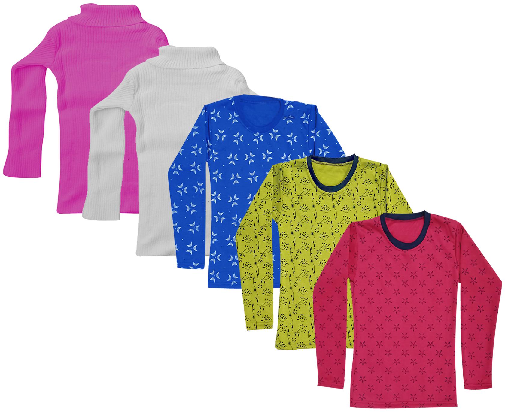 

Indiweaves Girl Wool Printed T shirt - Multi
