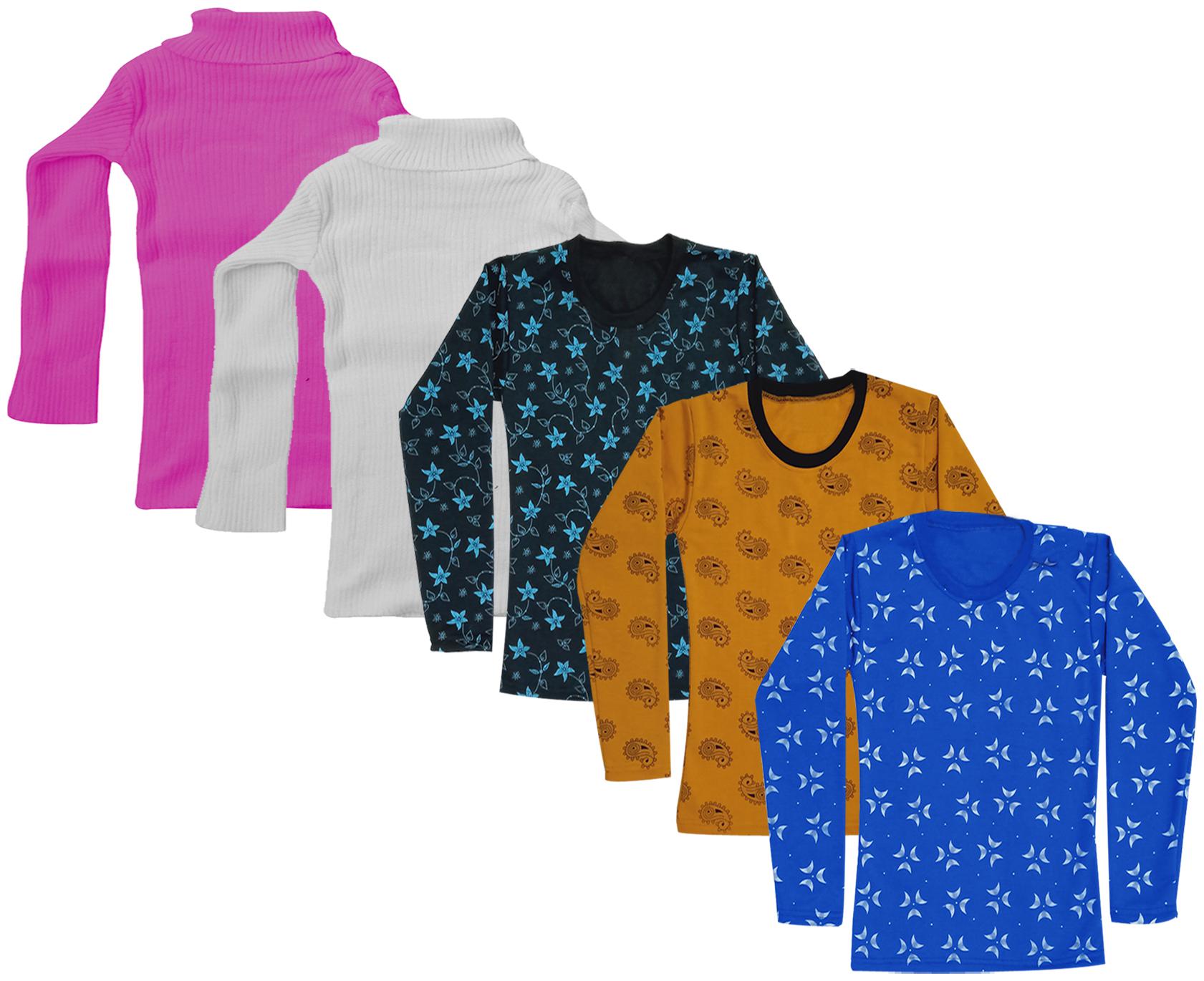

Indiweaves Girl Wool Printed T shirt - Multi