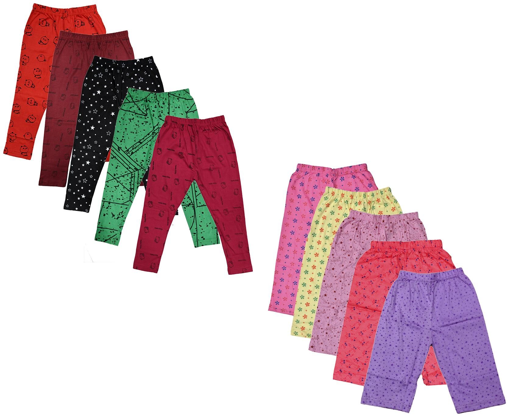 

Indiweaves Girl Cotton Printed Capri - Multi