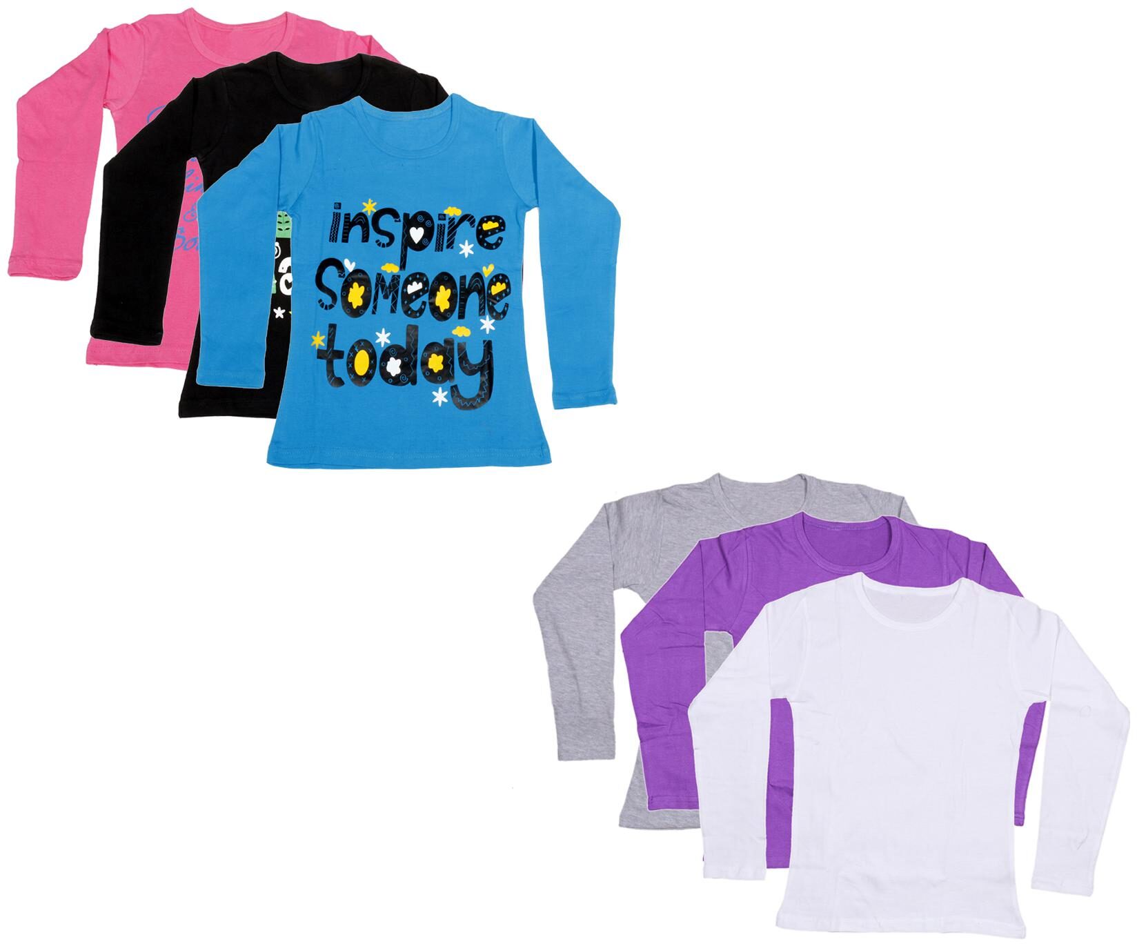 

Indiweaves Girl Cotton Printed T shirt - Multi