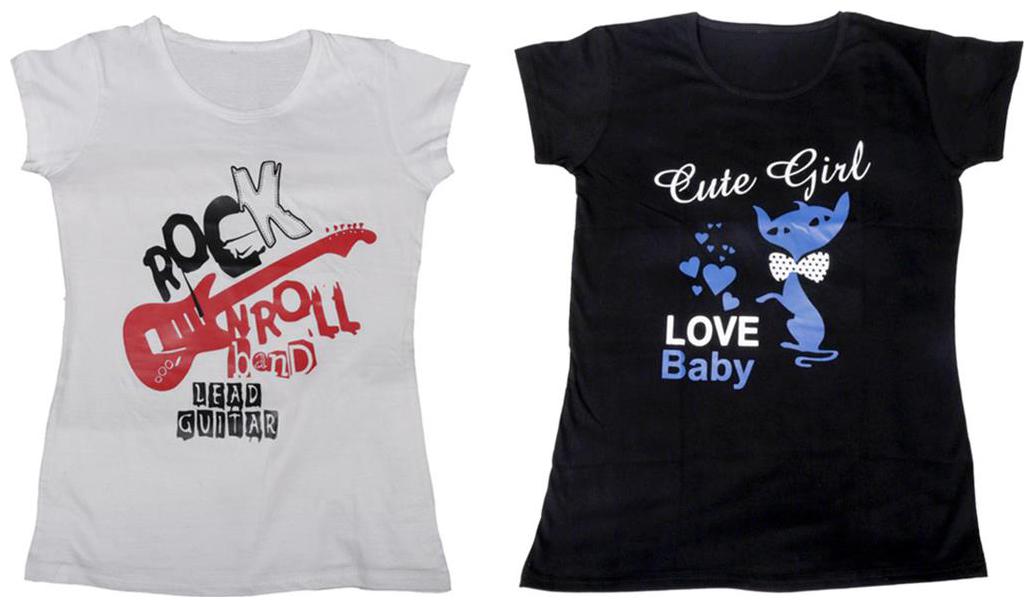 

Indiweaves Girl Cotton Solid T shirt - Multi