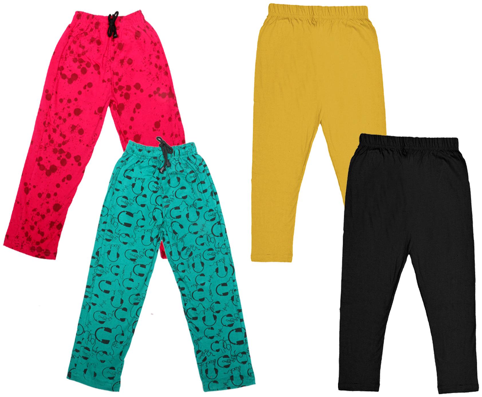 

Indiweaves Girl Cotton Solid Capri - Multi