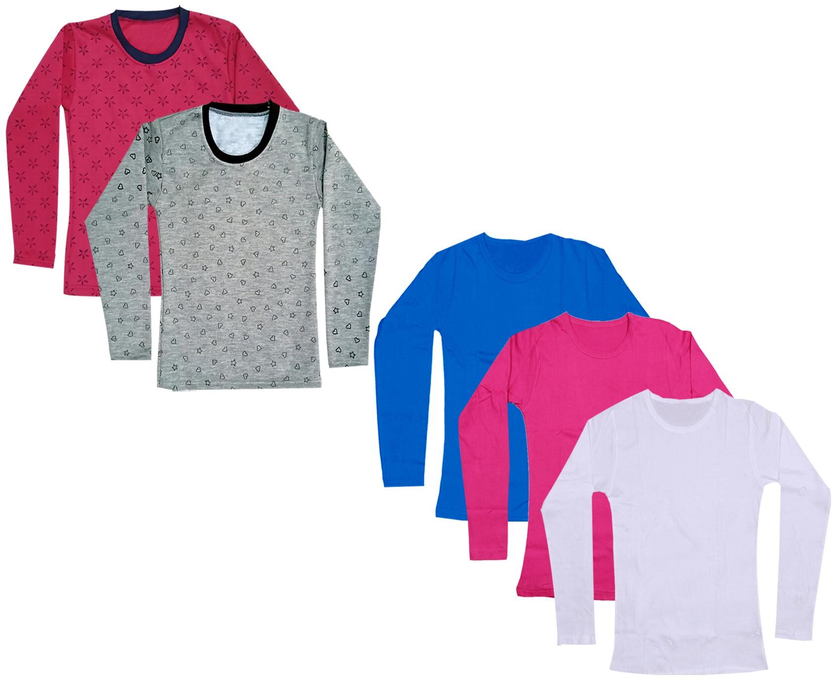 

Indiweaves Girl Cotton Printed T shirt - Multi