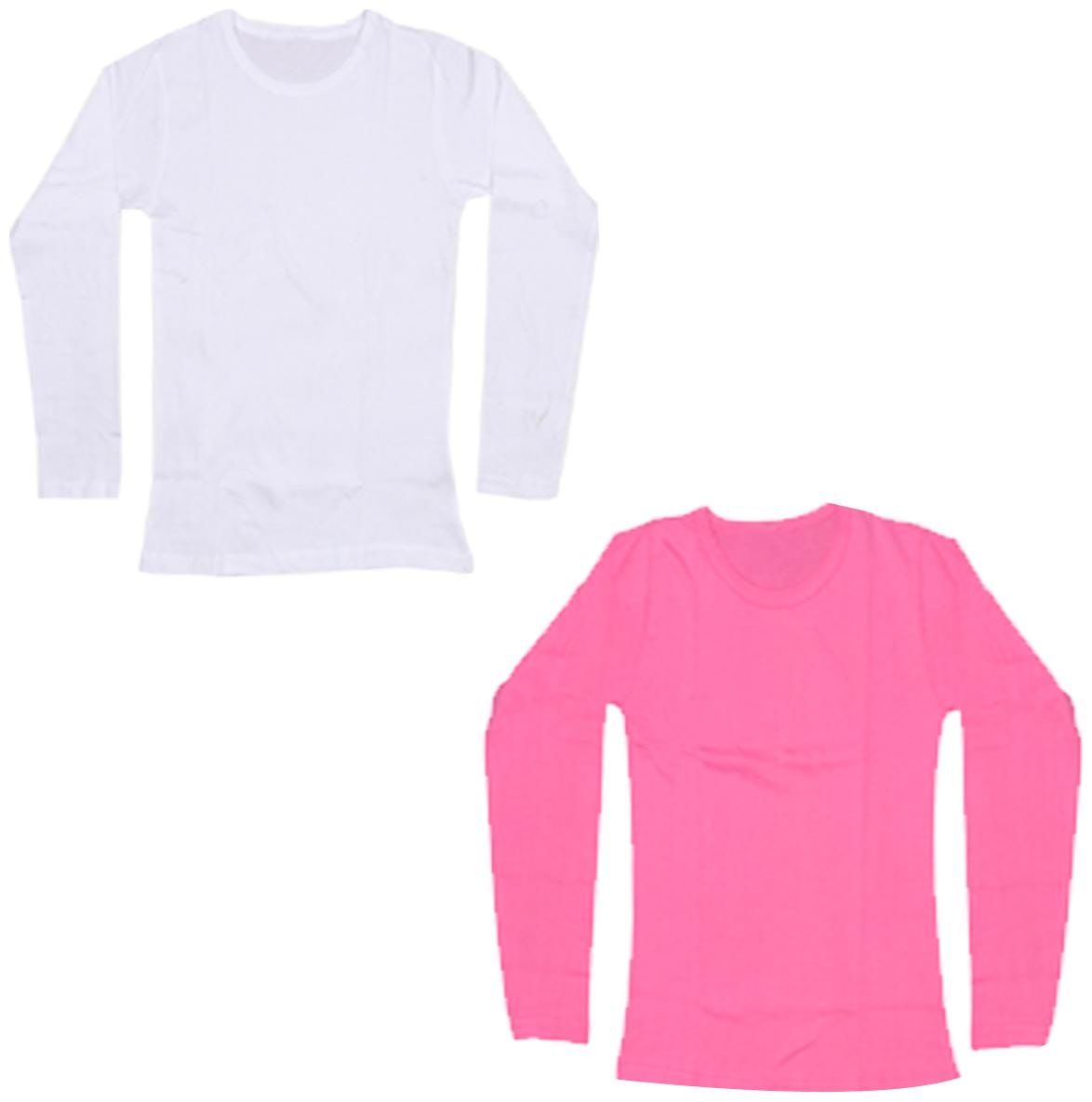 

Indiweaves Girl Cotton Solid T shirt - Pink