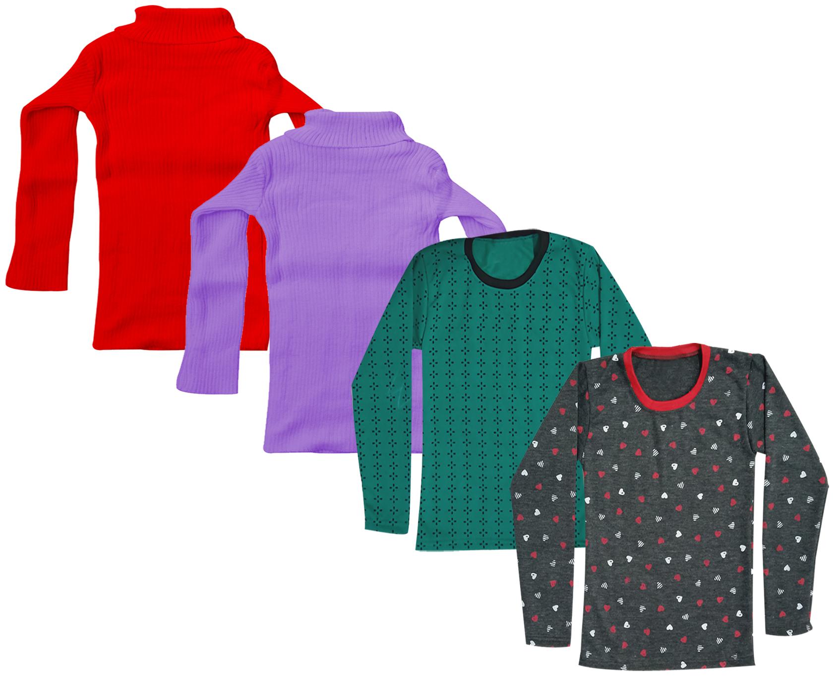 

Indiweaves Girl Wool Printed T shirt - Multi