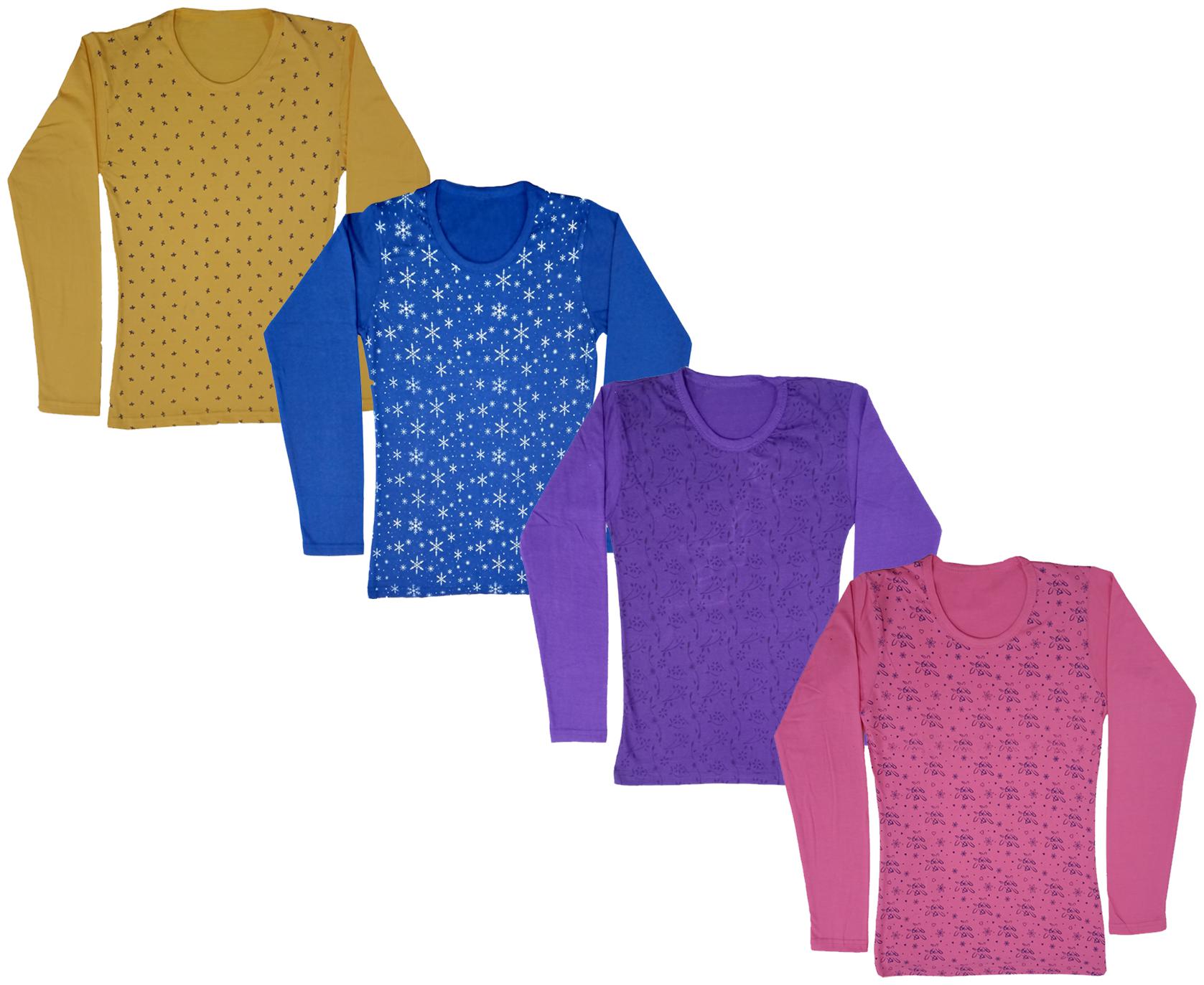 

Indiweaves Girl Cotton Printed T shirt - Multi
