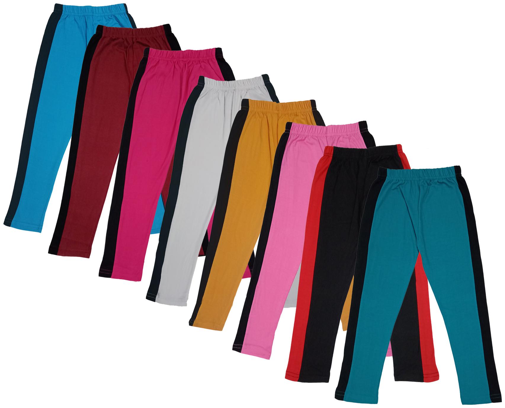 

Indiweaves Girl Cotton Solid Capri - Multi