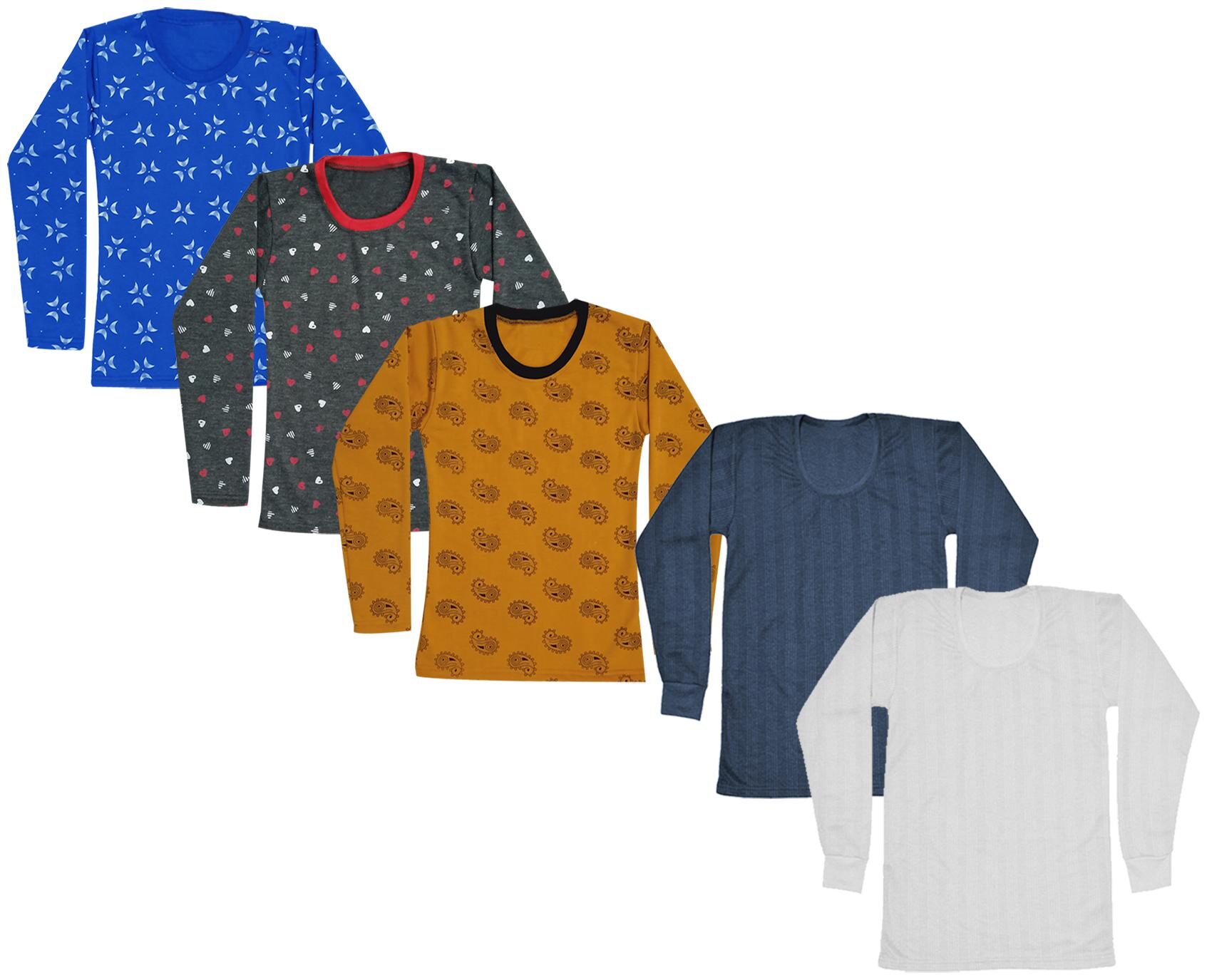 

Indiweaves Girl Wool Printed T shirt - Multi