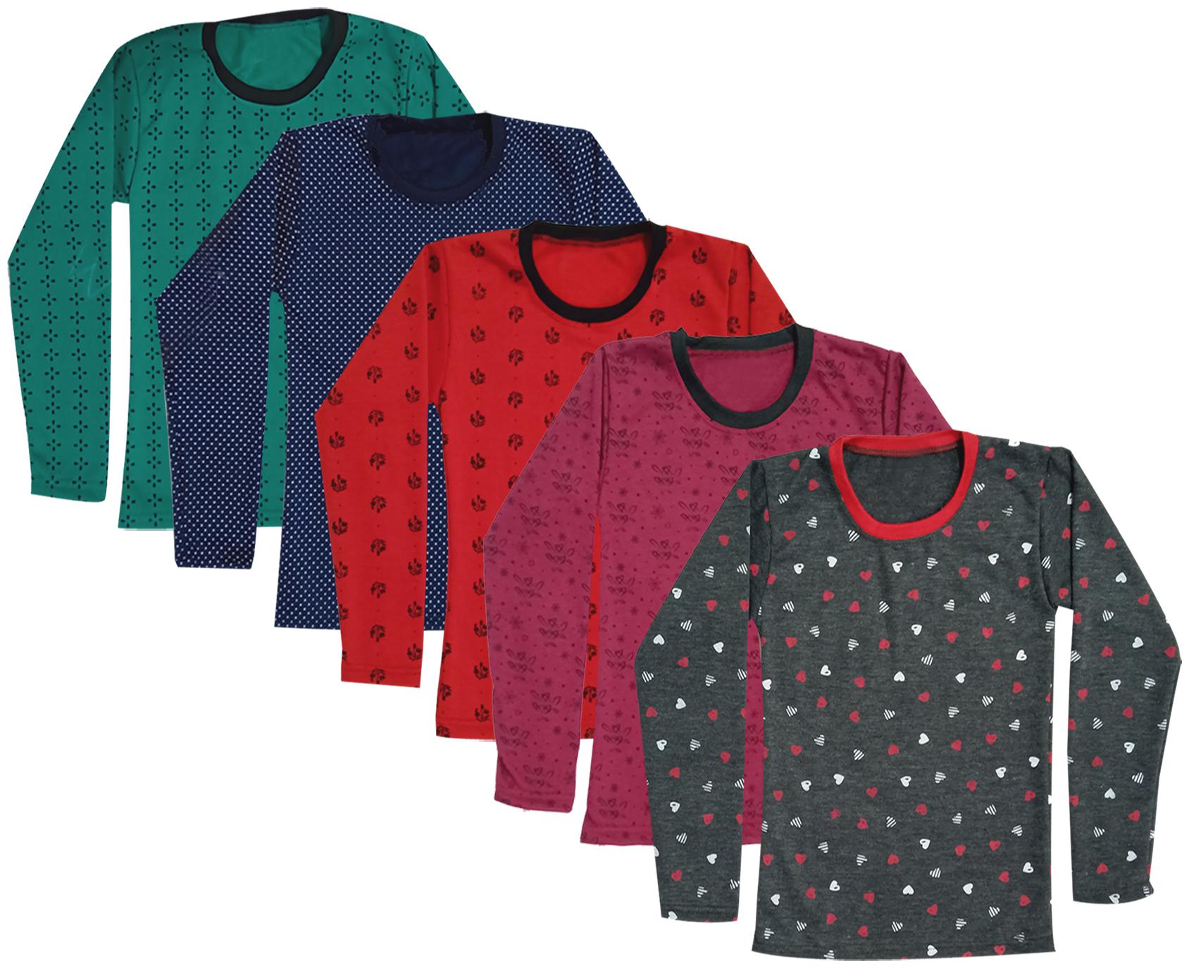 

Indiweaves Girl Wool Printed T shirt - Multi