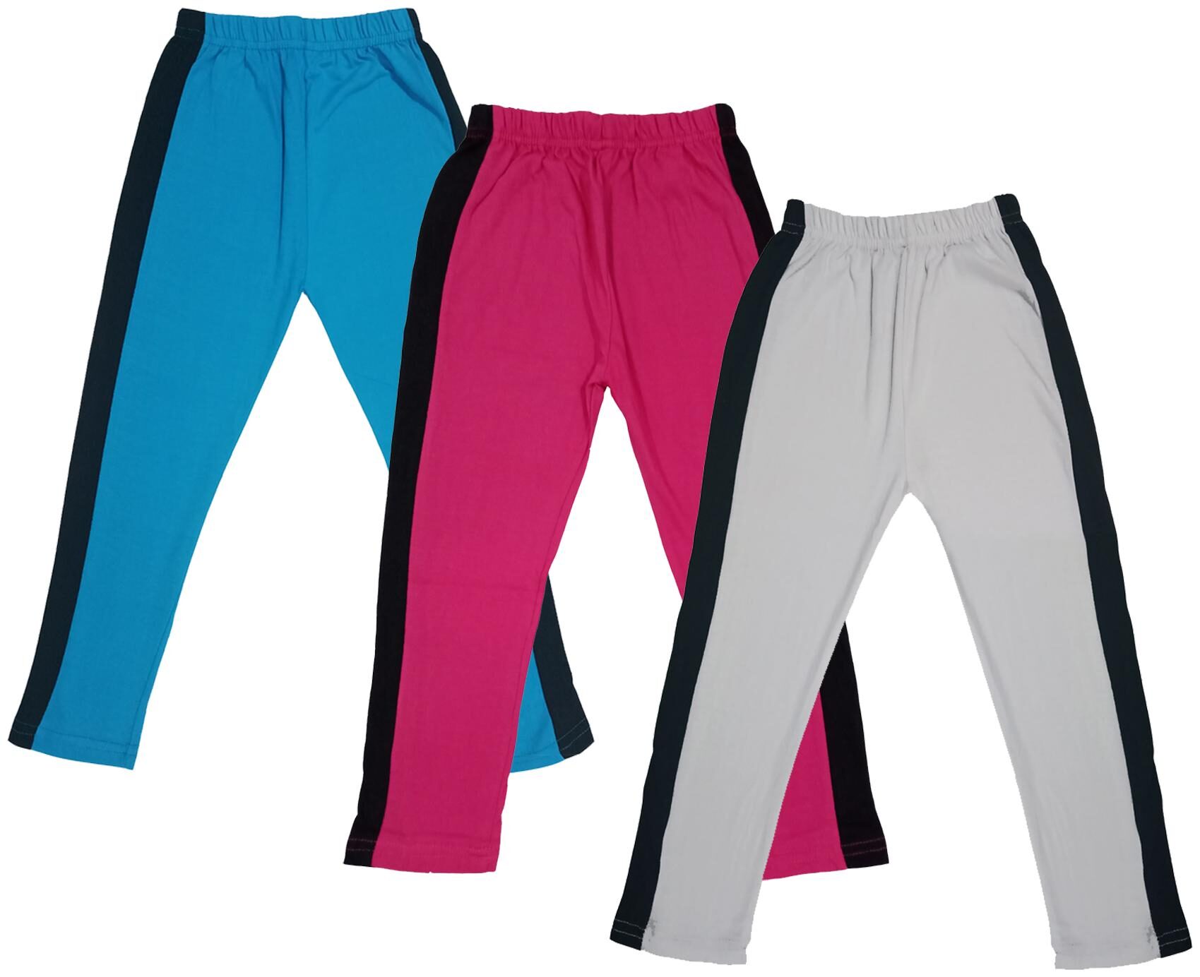 

Indiweaves Girl Cotton Solid Capri - Multi