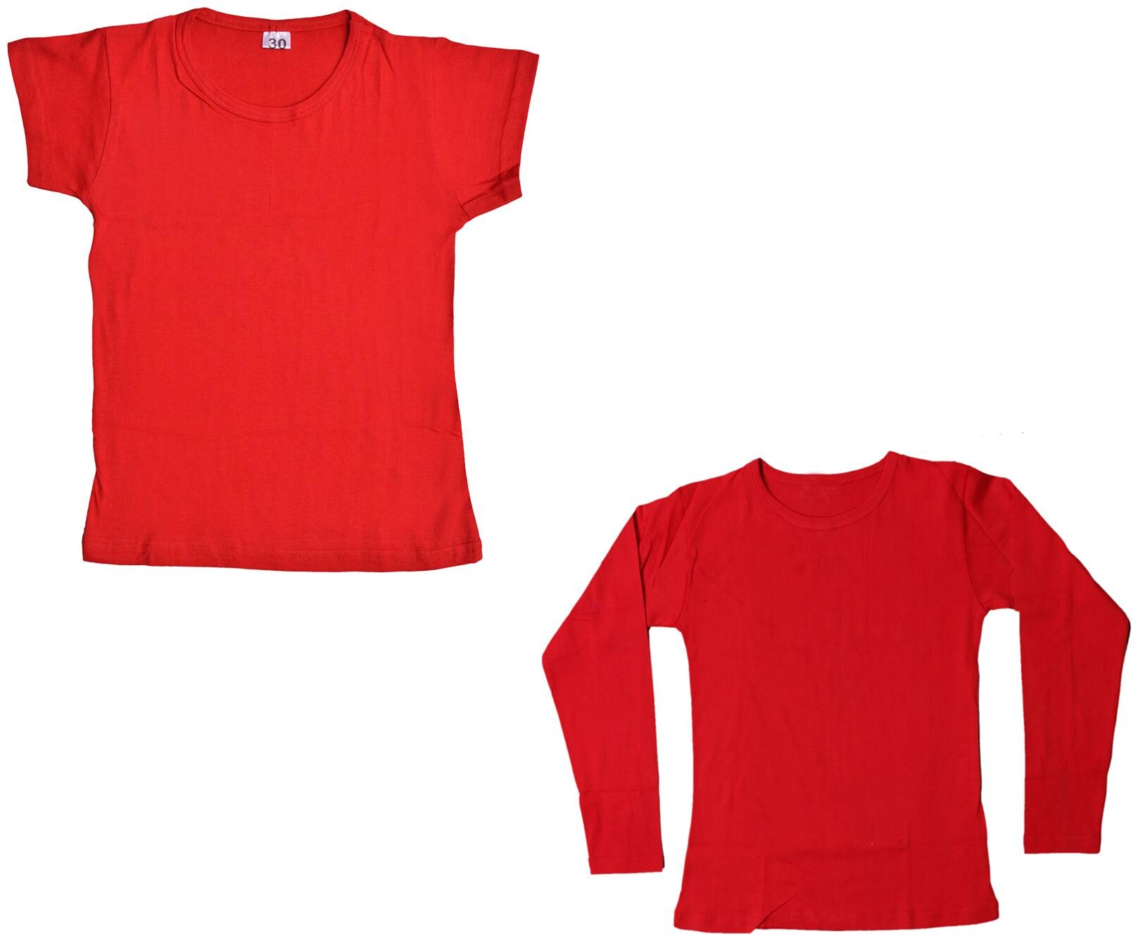 

Indiweaves Girl Cotton Solid T shirt - Pink