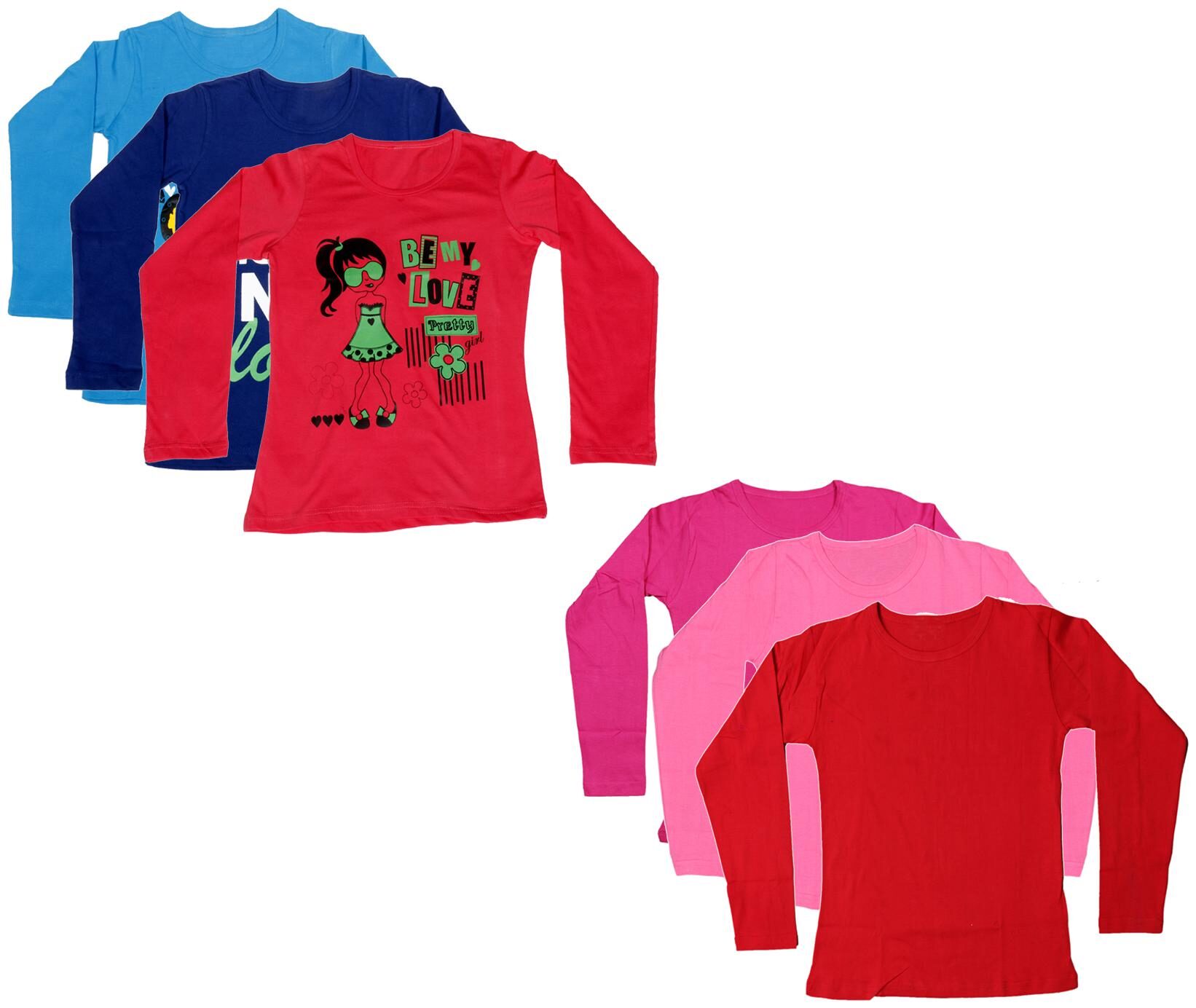 

Indiweaves Girl Cotton Printed T shirt - Multi