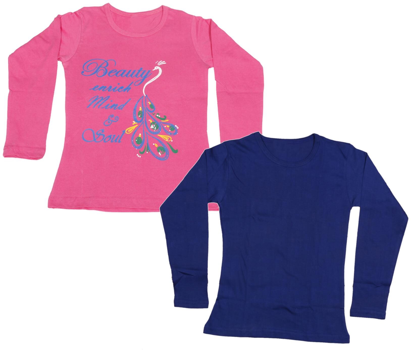 

Indiweaves Girl Cotton Printed T shirt - Multi