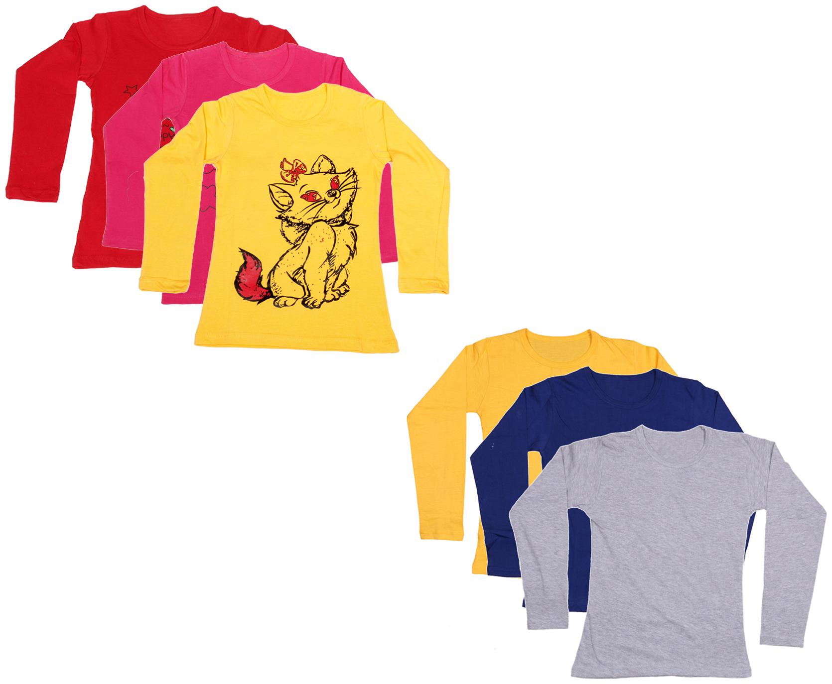 

Indiweaves Girl Cotton Printed T shirt - Multi
