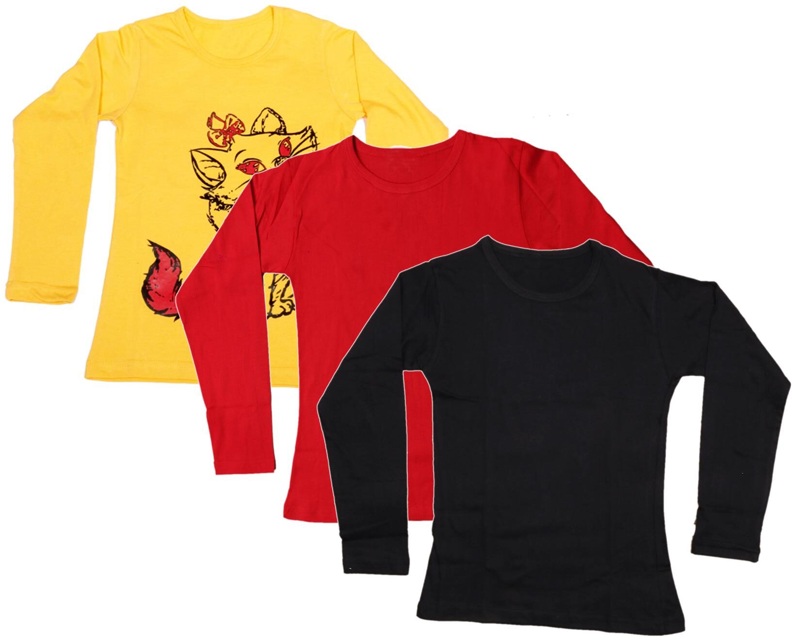 

Indiweaves Girl Cotton Printed T shirt - Multi
