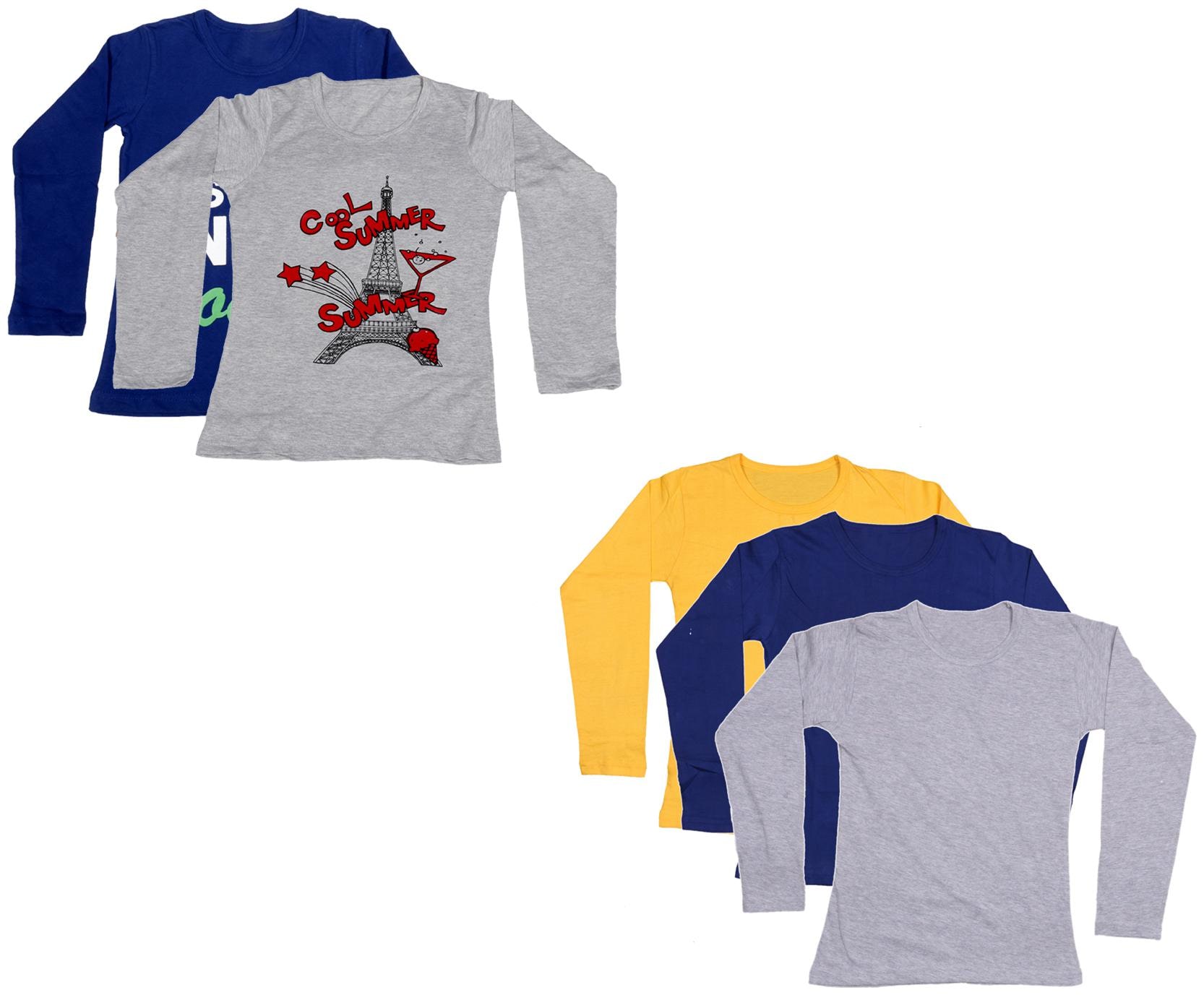 

Indiweaves Girl Cotton Printed T shirt - Multi